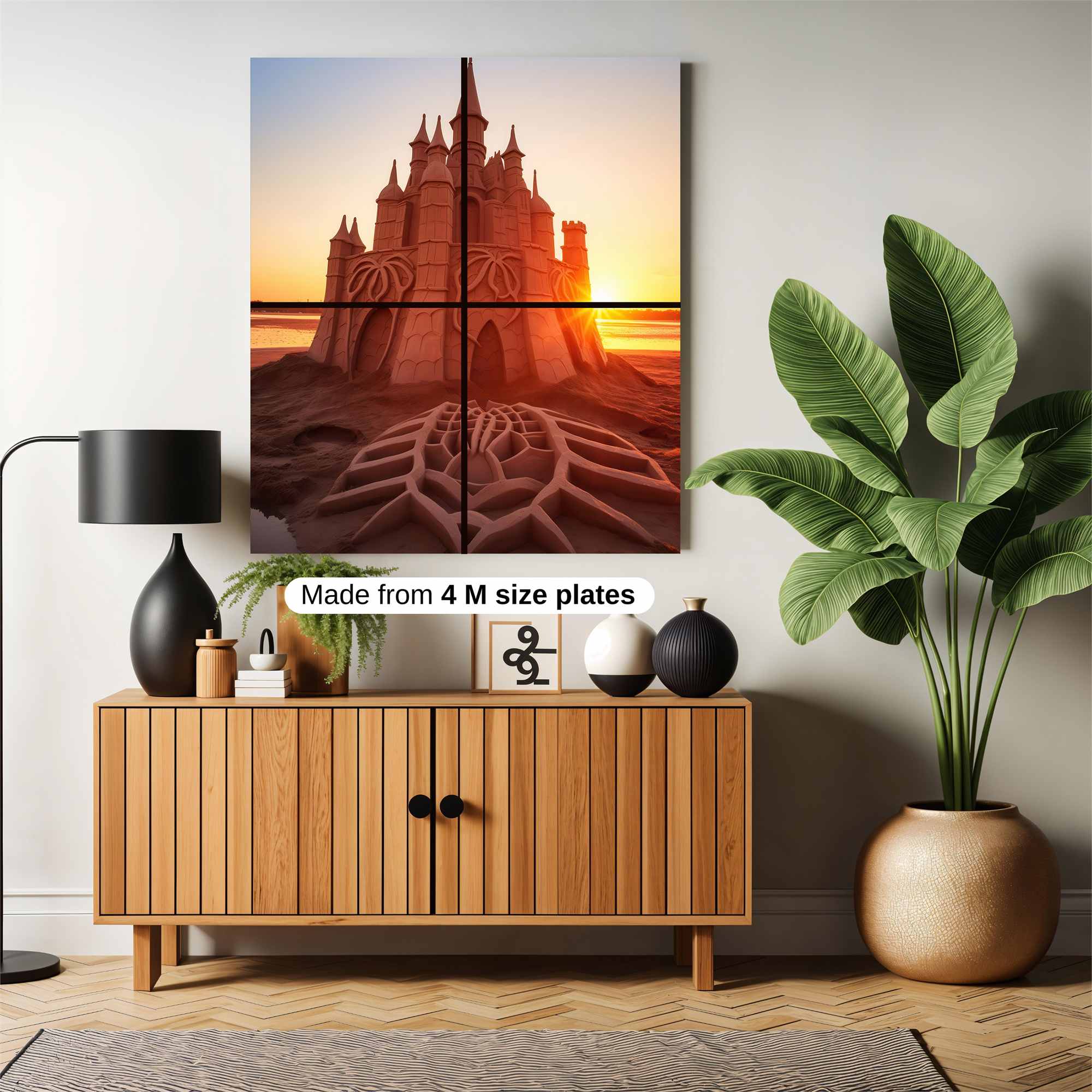 Sandcastle Serenity Safe Wall Magnetic / M