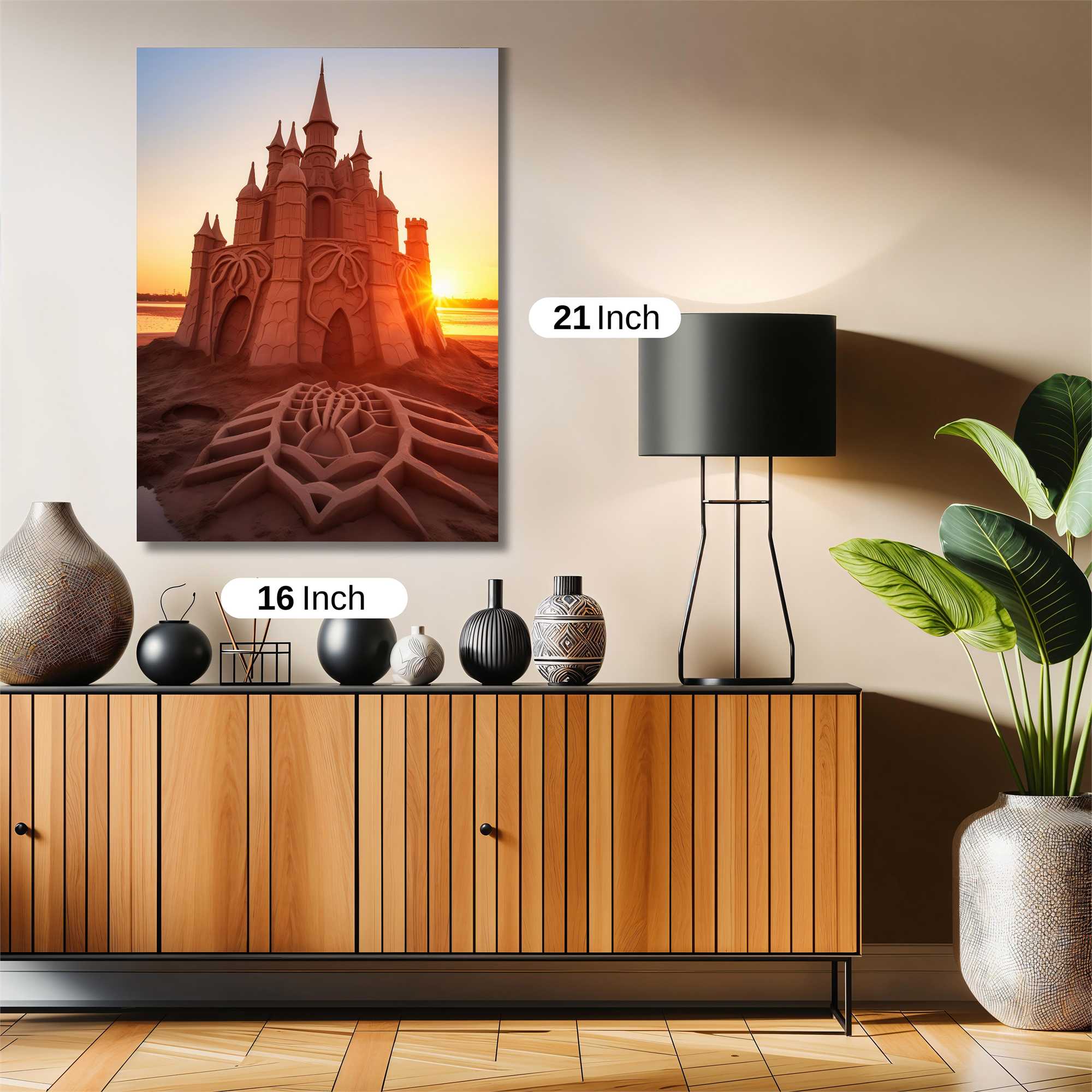 Sandcastle Serenity Safe Wall Magnetic / M