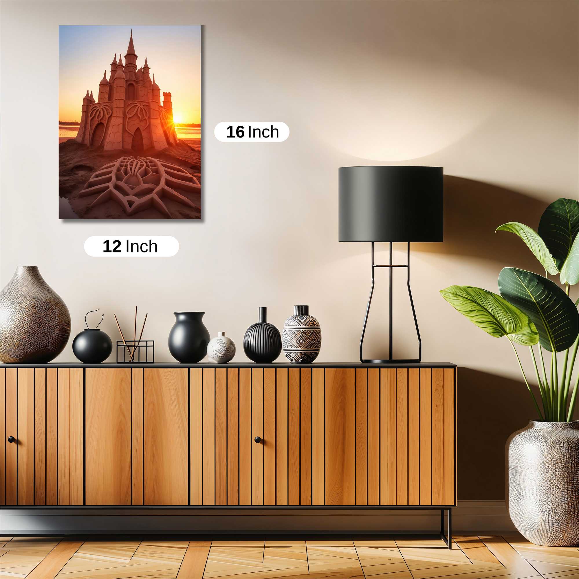 Sandcastle Serenity Safe Wall Magnetic / M