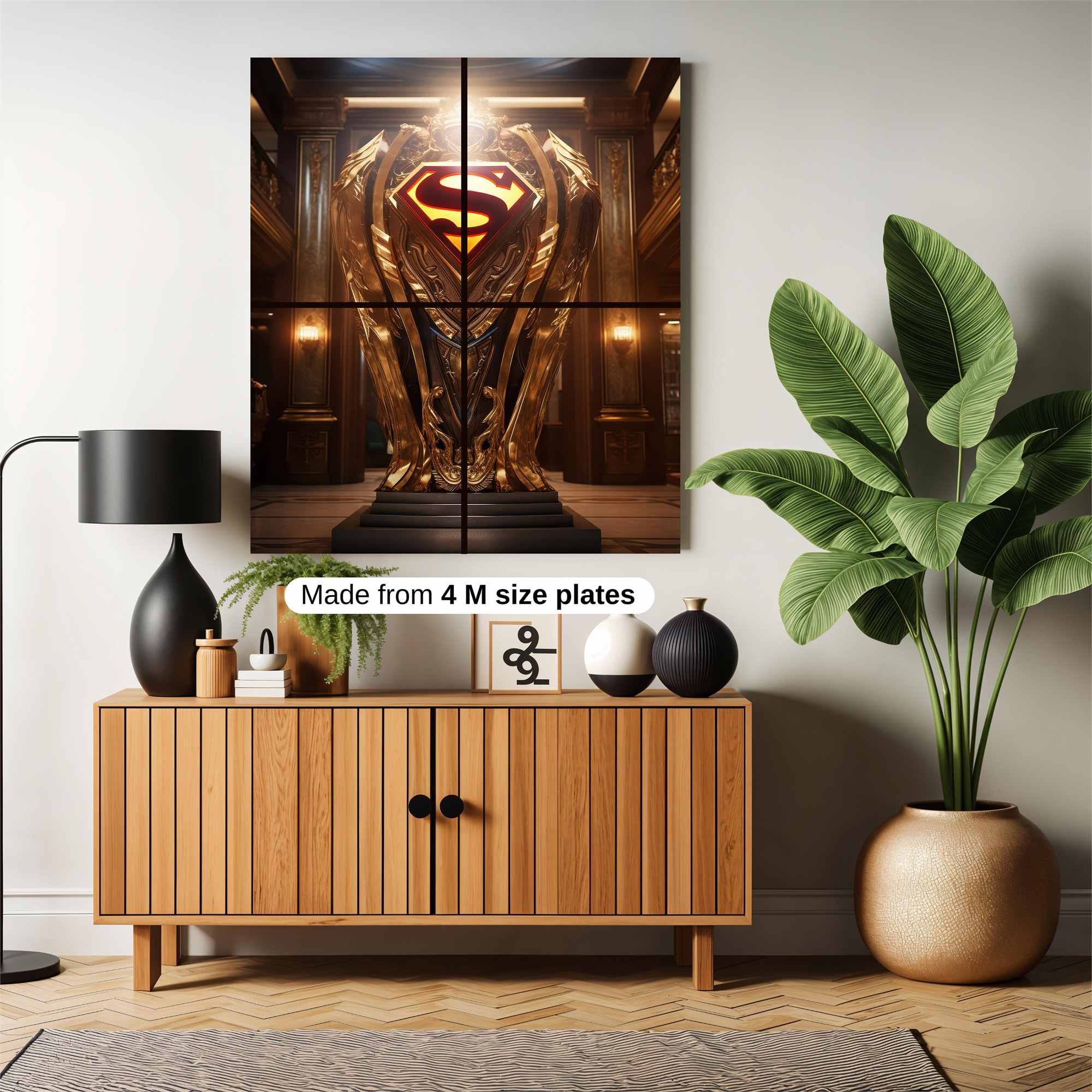 Superman Revered Safe Wall Magnetic / M