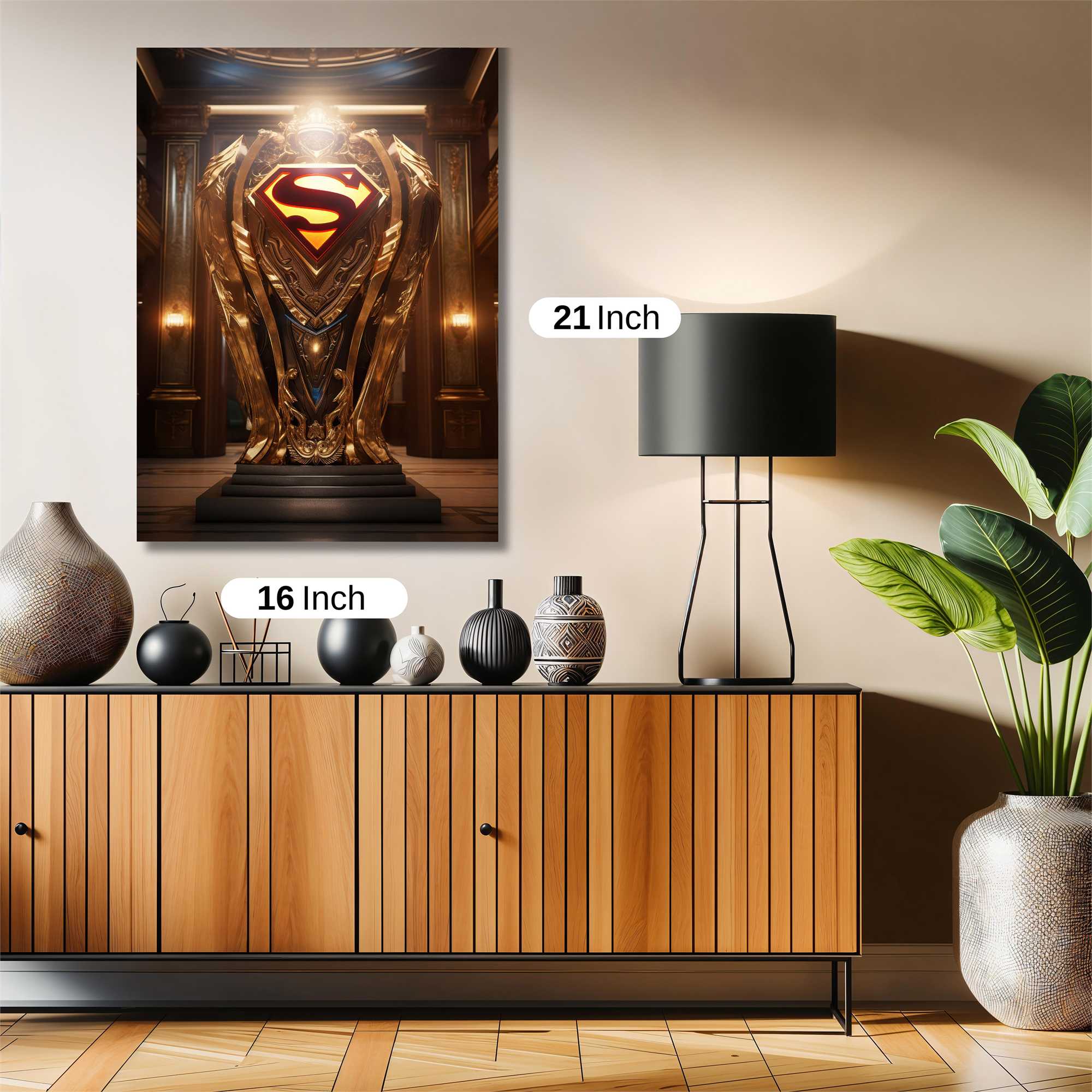 Superman Revered Safe Wall Magnetic / M