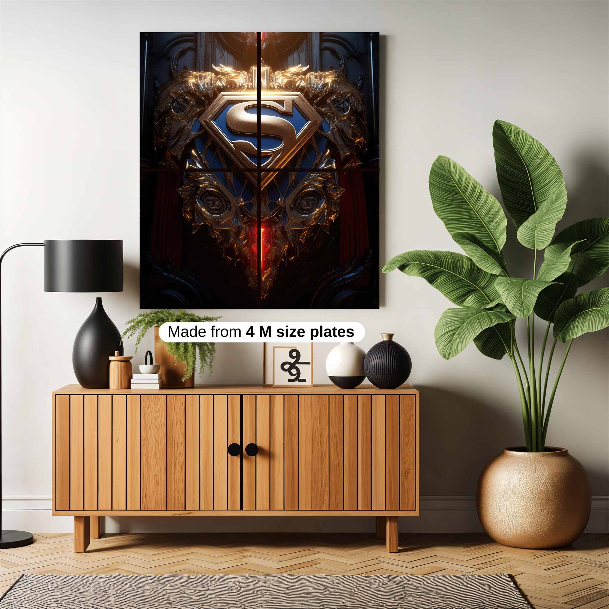 Superman Regal Safe Wall Magnetic / M