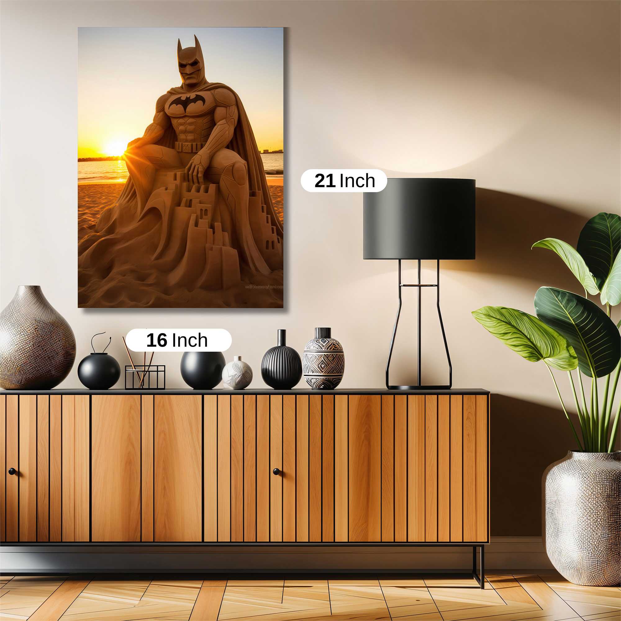 Batman Sunset Safe Wall Magnetic / M