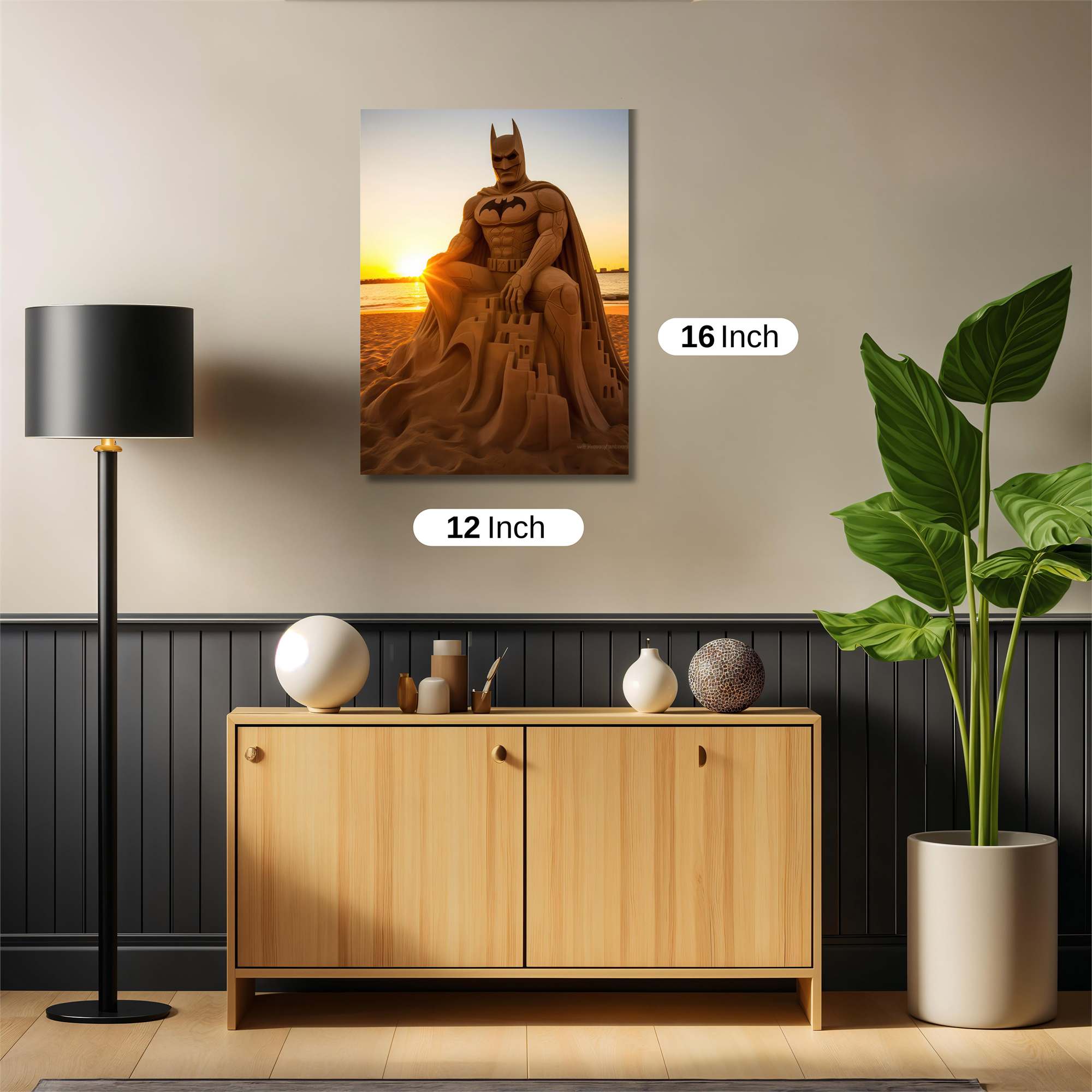 Batman Sunset Safe Wall Magnetic / M