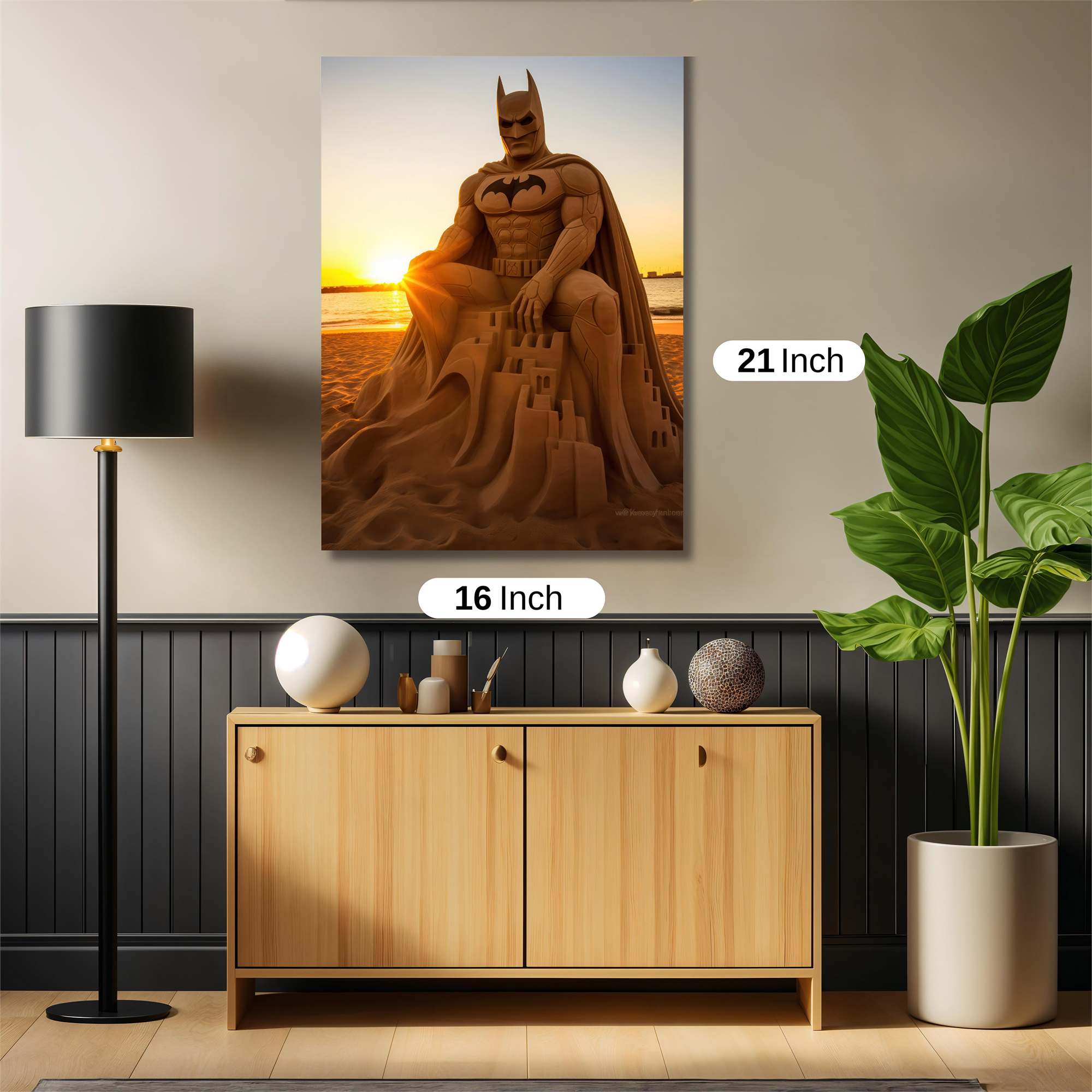 Batman Sunset Safe Wall Magnetic / M
