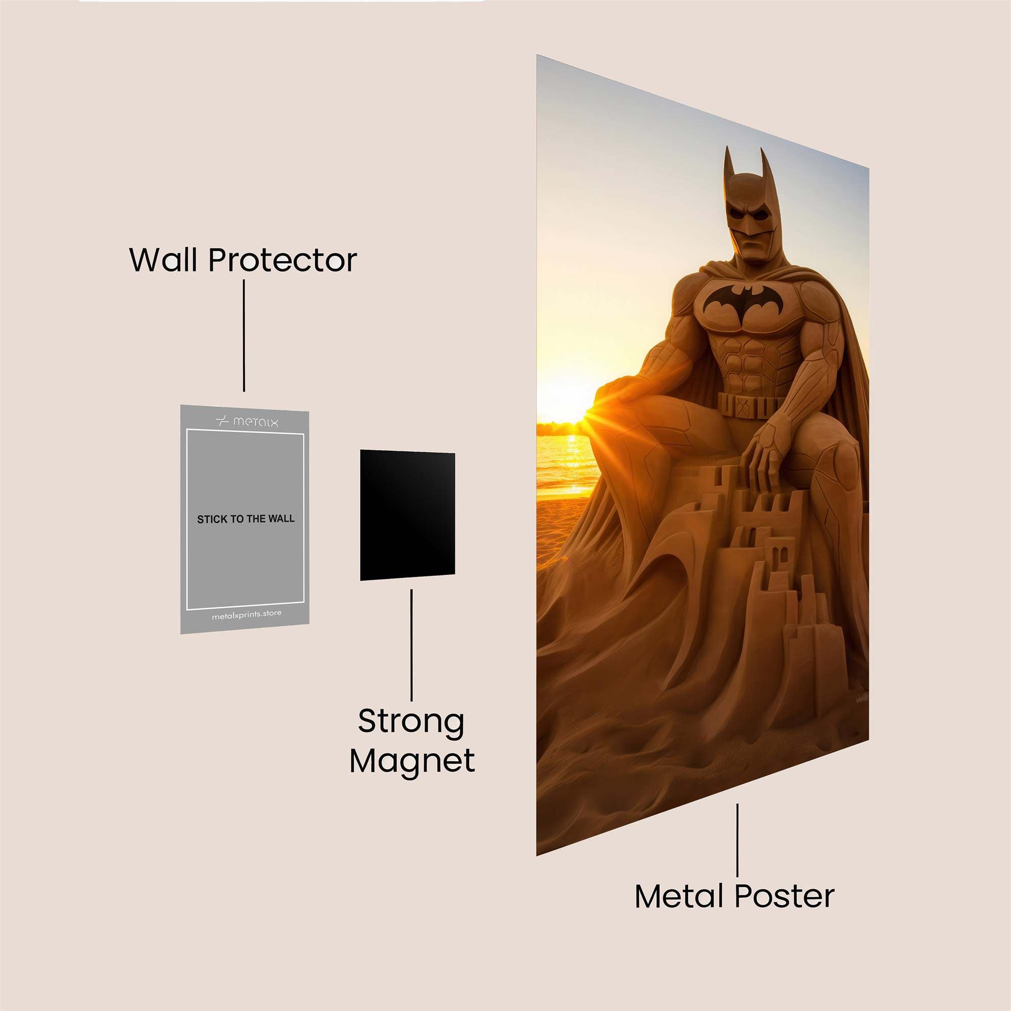 Batman Sunset Safe Wall Magnetic / M