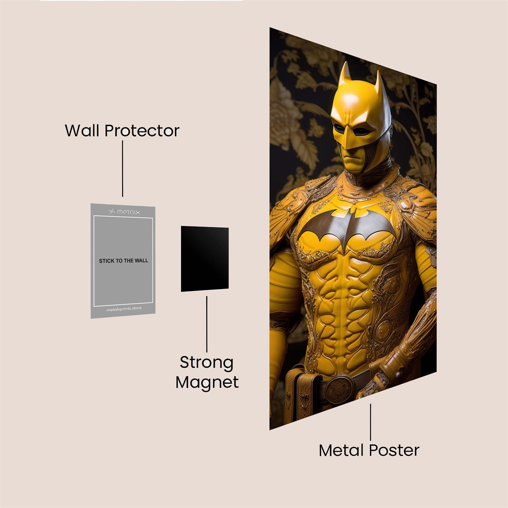 Golden Knight Safe Wall Magnetic / M