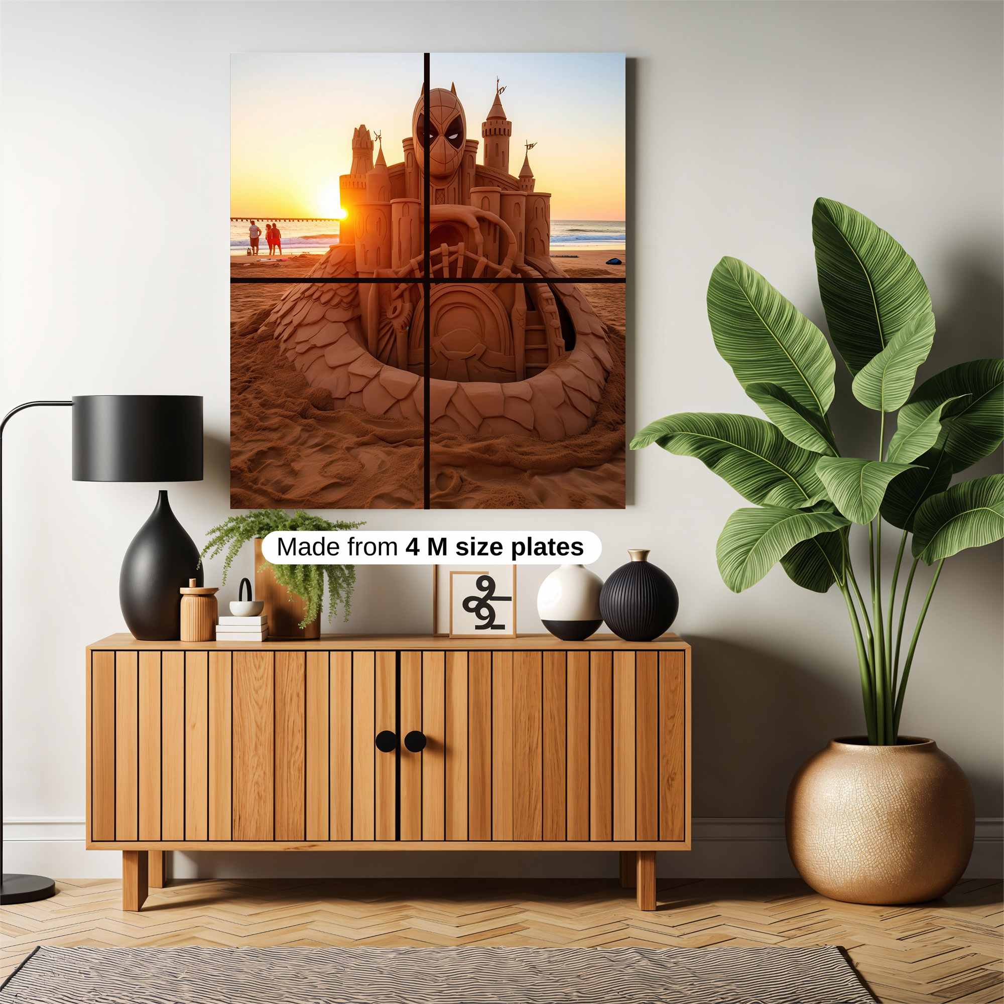 Deadpool Castle Safe Wall Magnetic / M