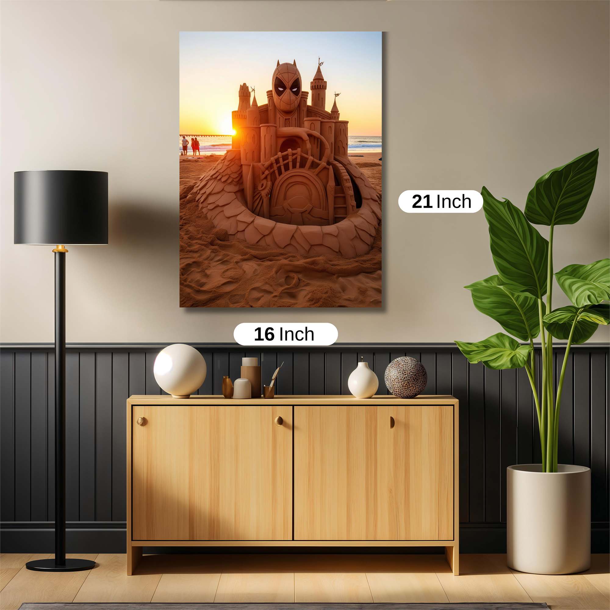 Deadpool Castle Safe Wall Magnetic / M