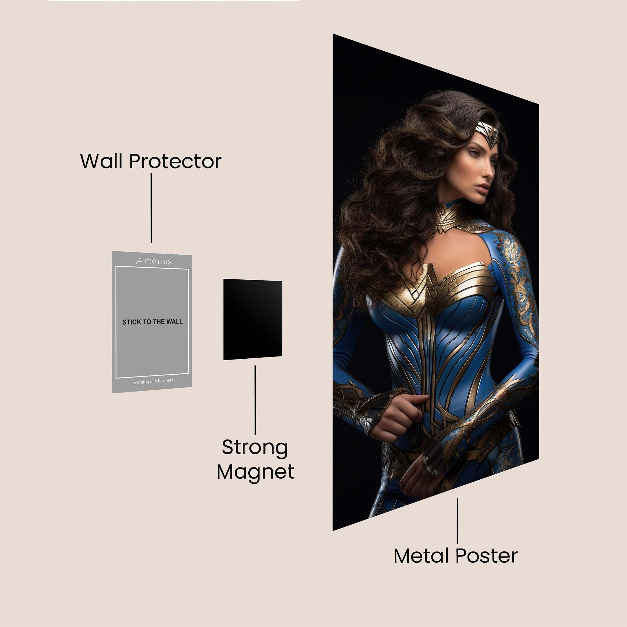 Wonder Regal Safe Wall Magnetic / M