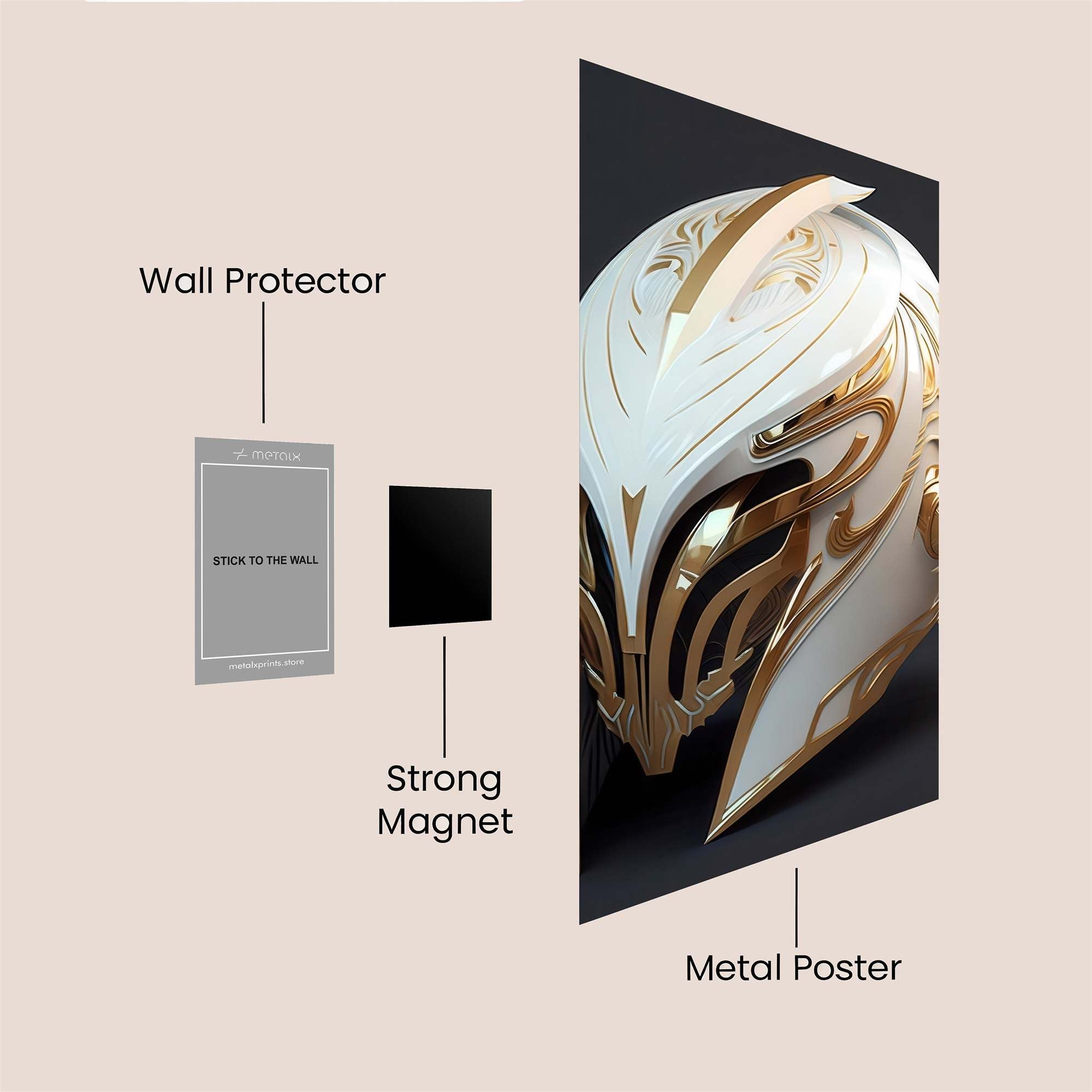 Knightly Elegance Safe Wall Magnetic / M