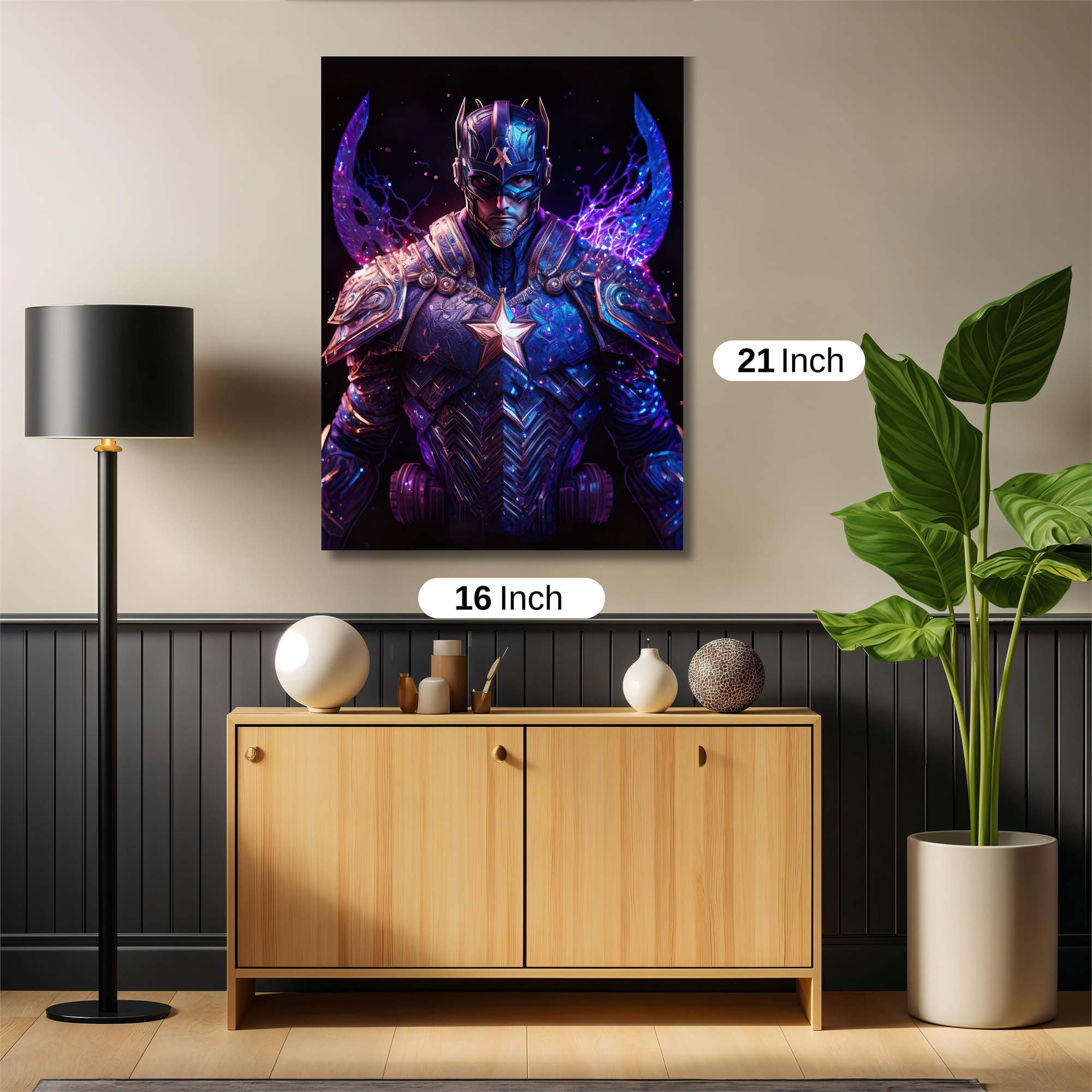 Captain Cosmic Safe Wall Magnetic / M