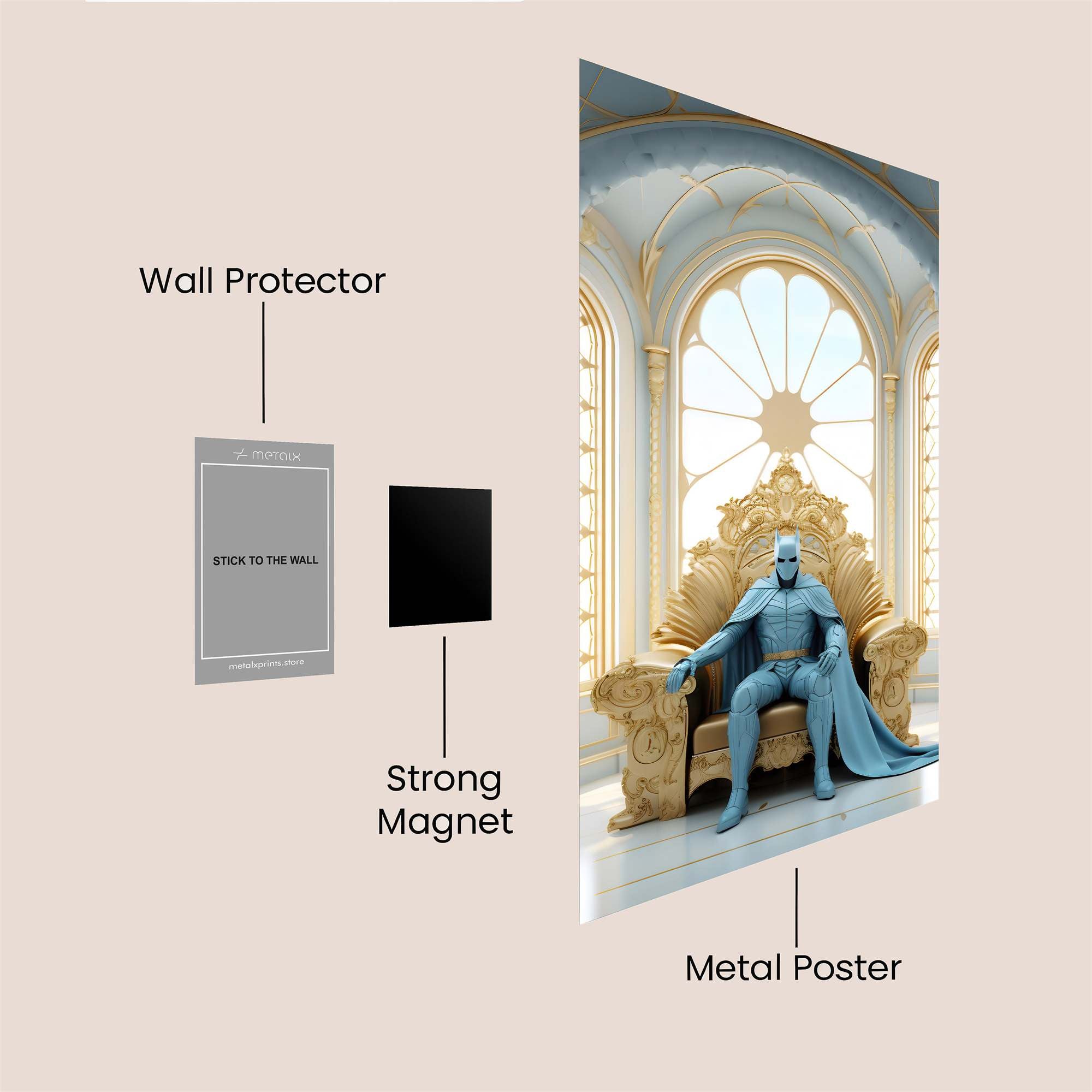 Batman Regal Safe Wall Magnetic / M