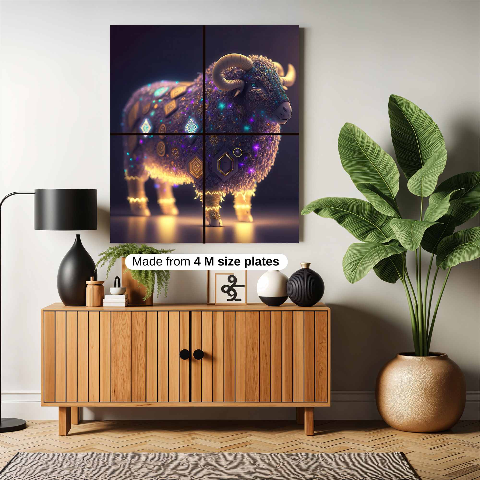 Mystic Ram Safe Wall Magnetic / M