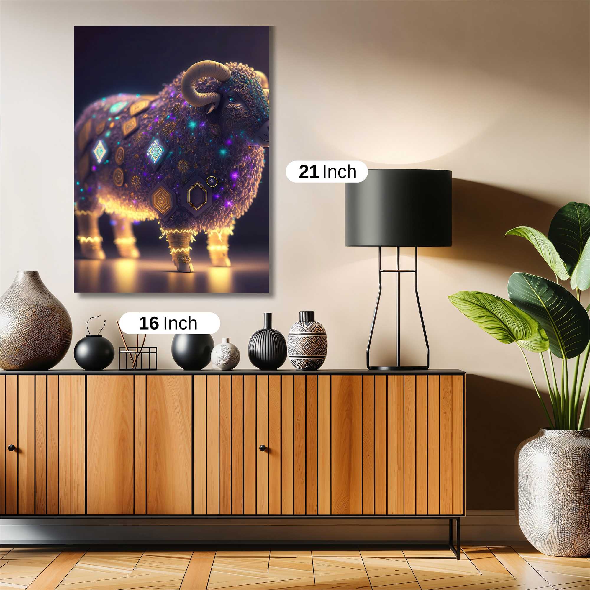 Mystic Ram Safe Wall Magnetic / M