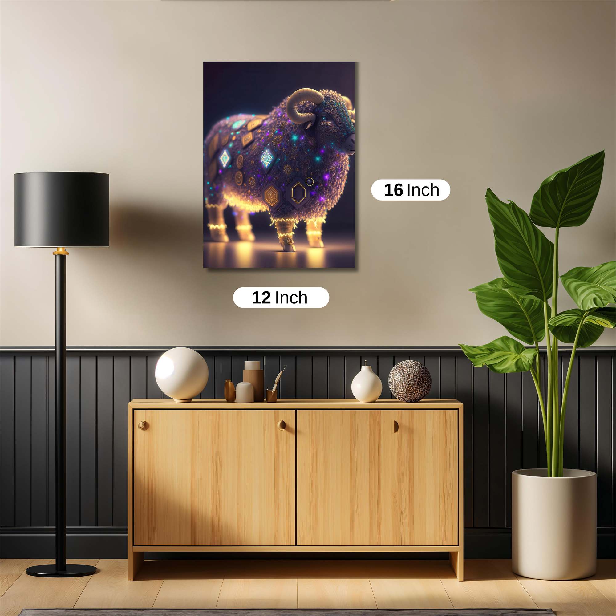 Mystic Ram Safe Wall Magnetic / M