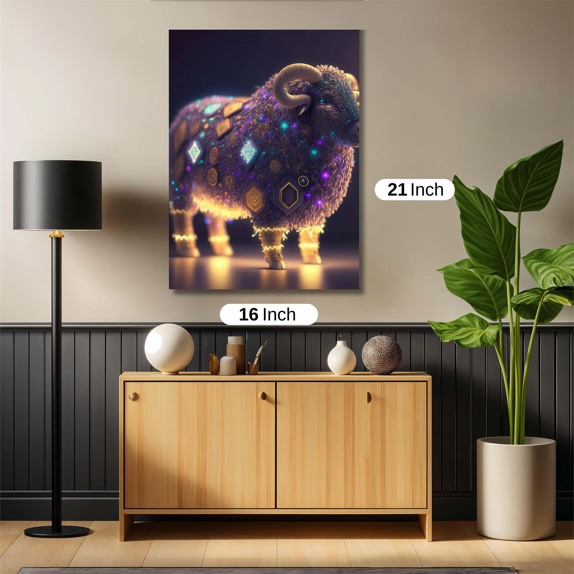 Mystic Ram Safe Wall Magnetic / M