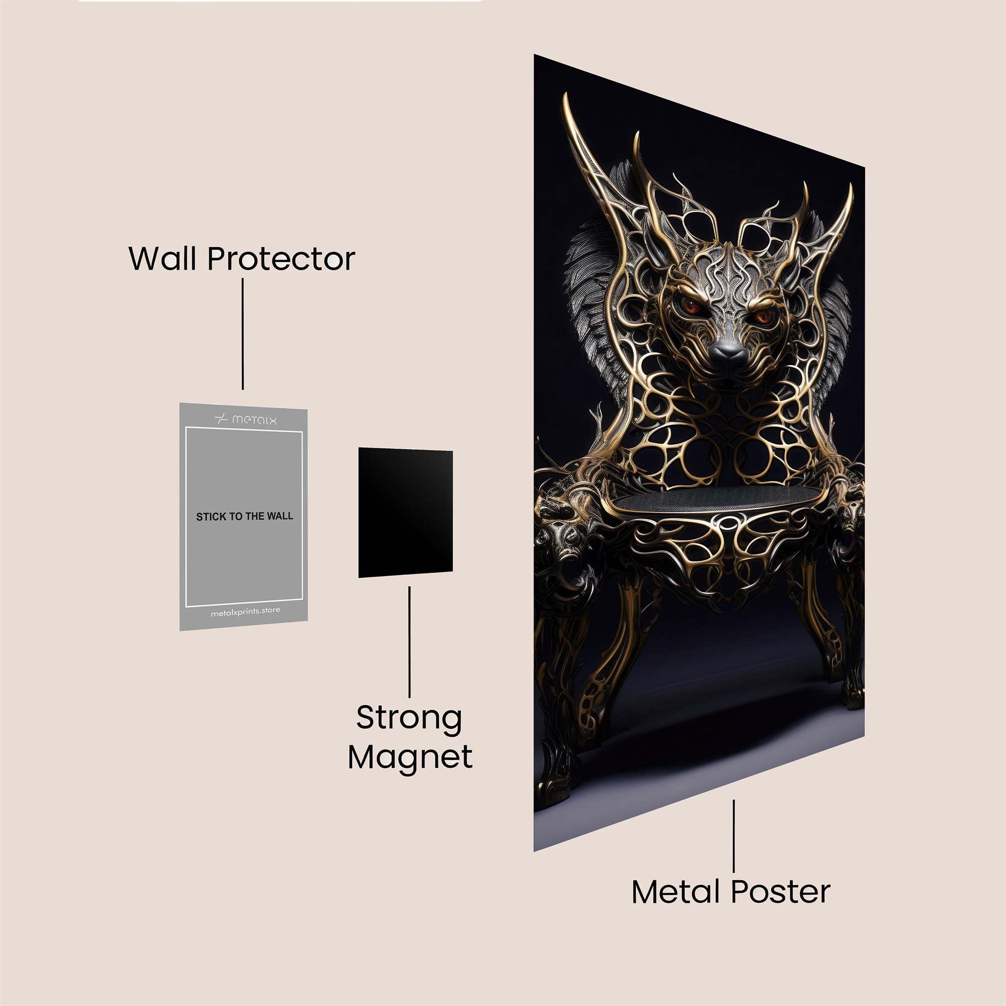Throne Enigma Safe Wall Magnetic / M