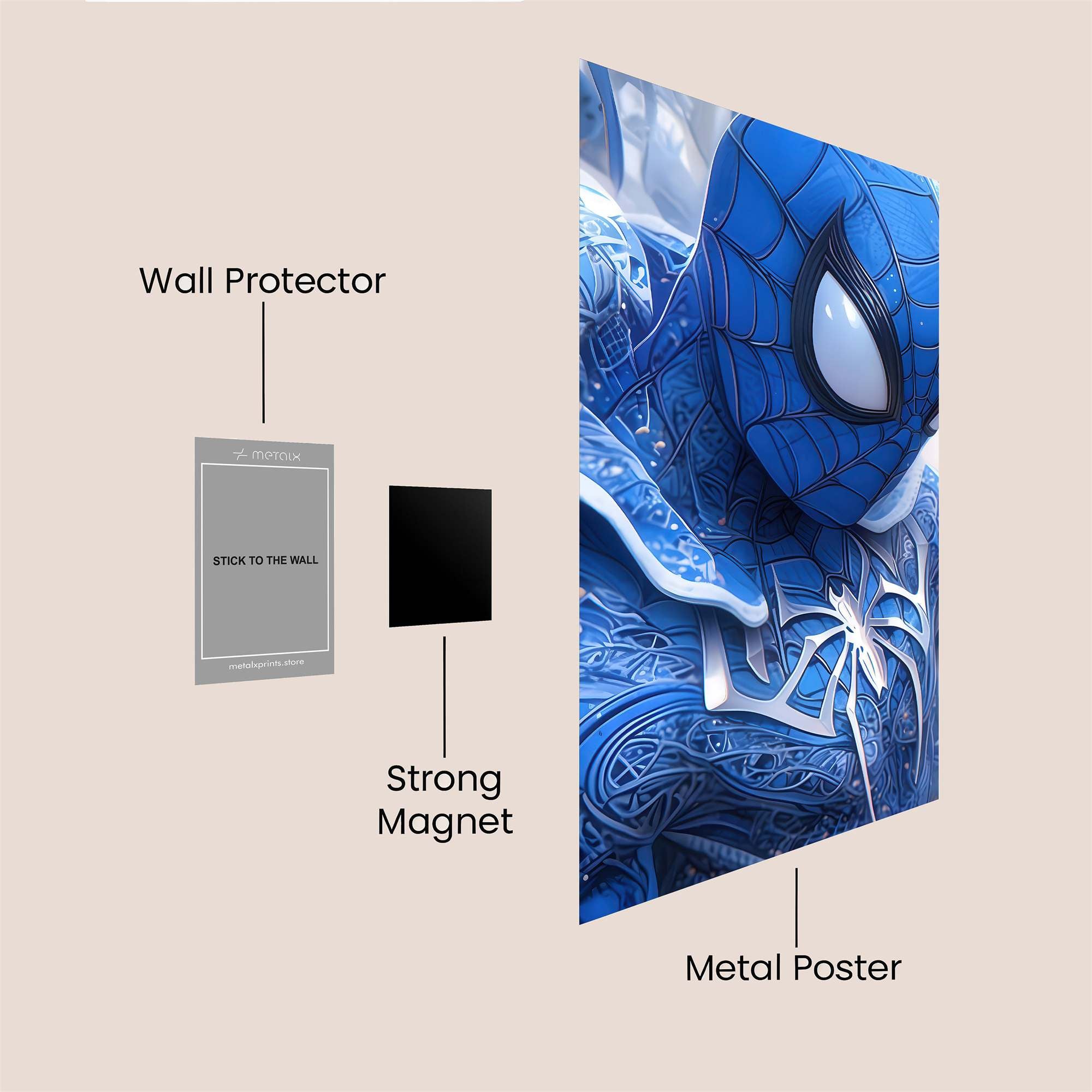Spider Radiant Safe Wall Magnetic / M