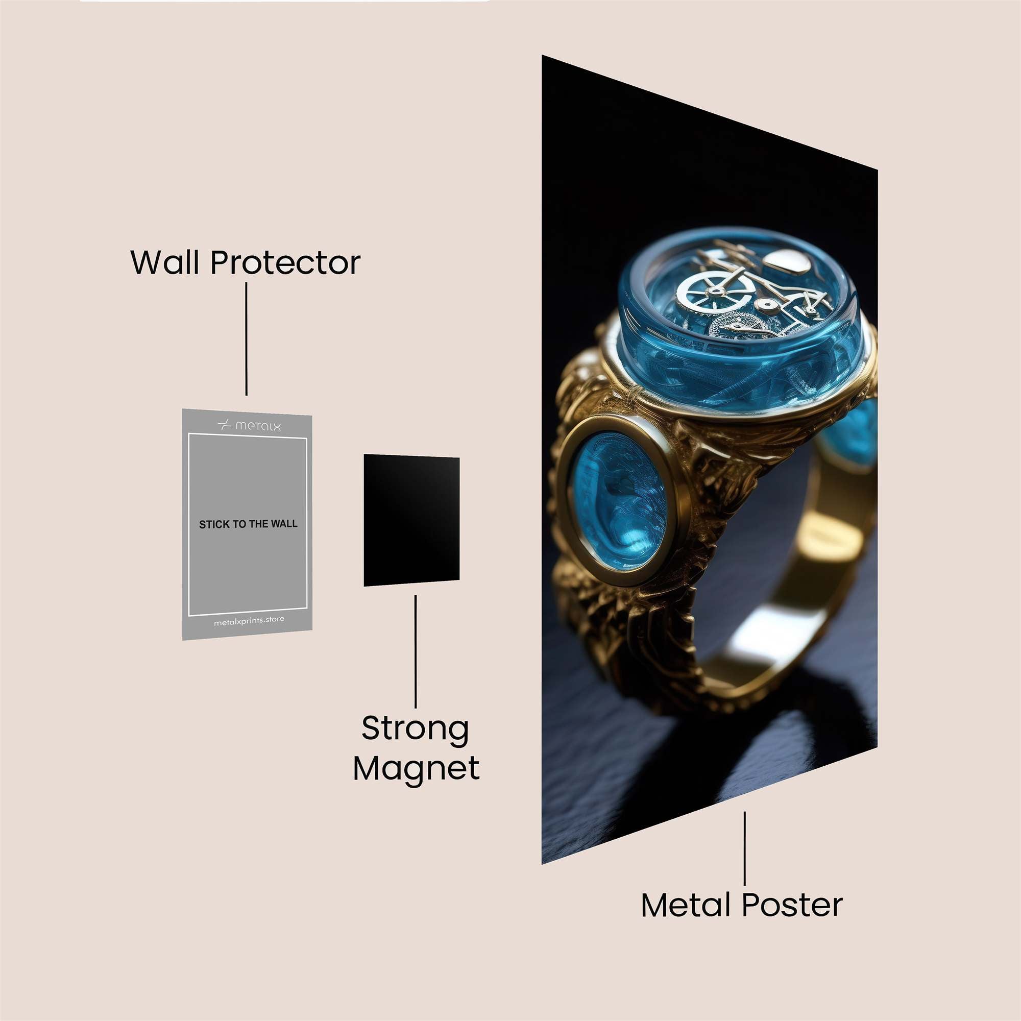 Cycle Enigma Safe Wall Magnetic / M