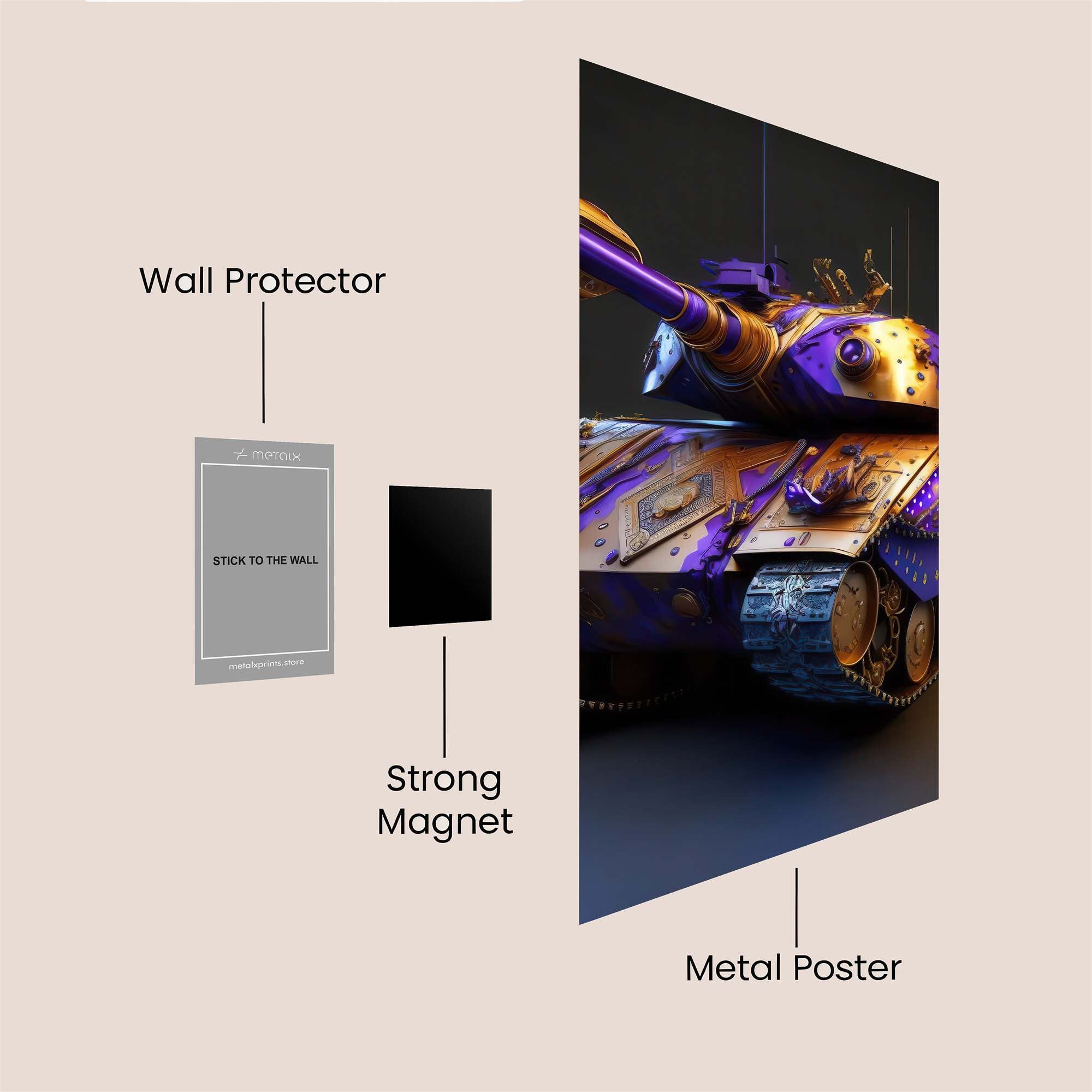 Tank Regal Safe Wall Magnetic / M
