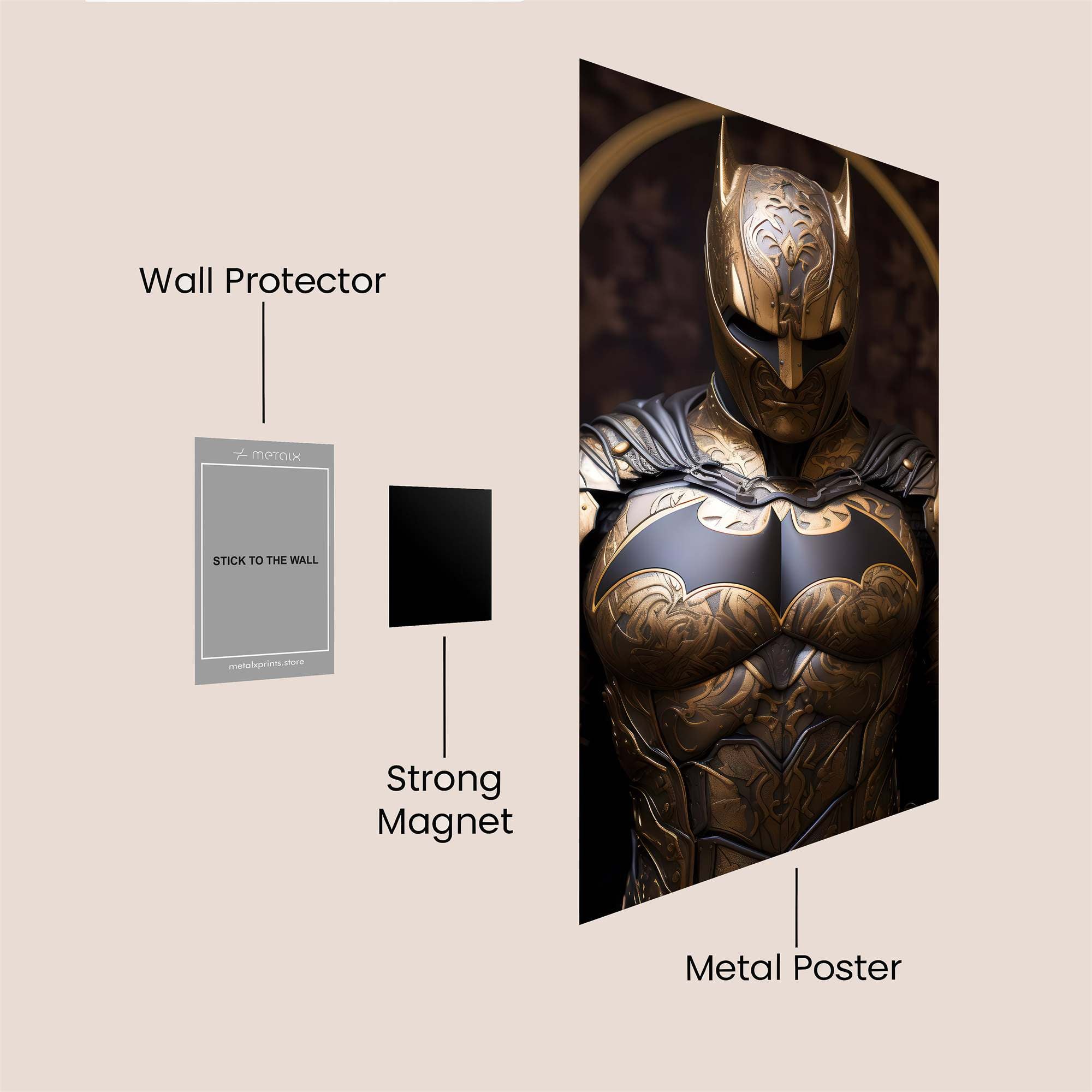 Batman Regal Safe Wall Magnetic / M