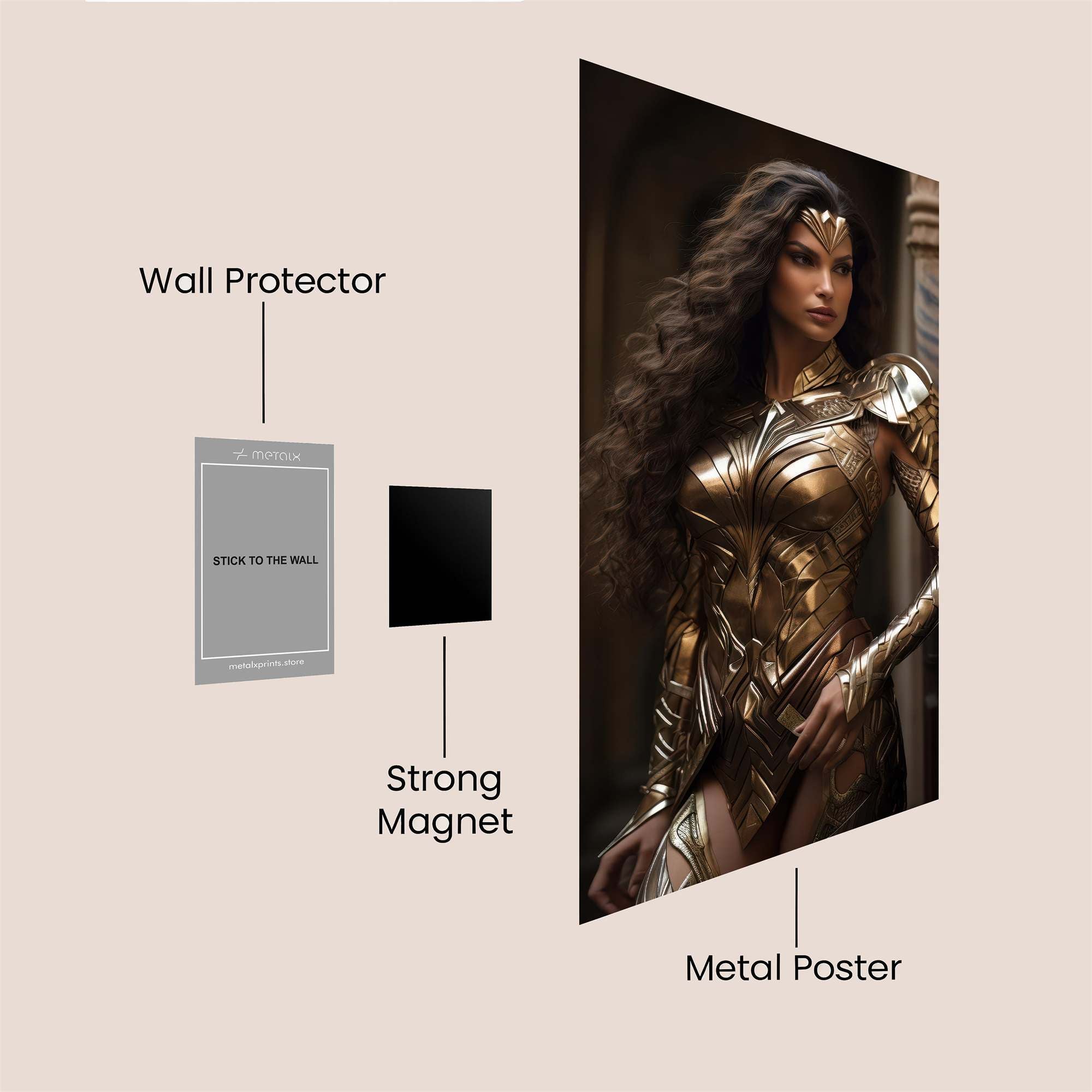 Wonder Regal Safe Wall Magnetic / M