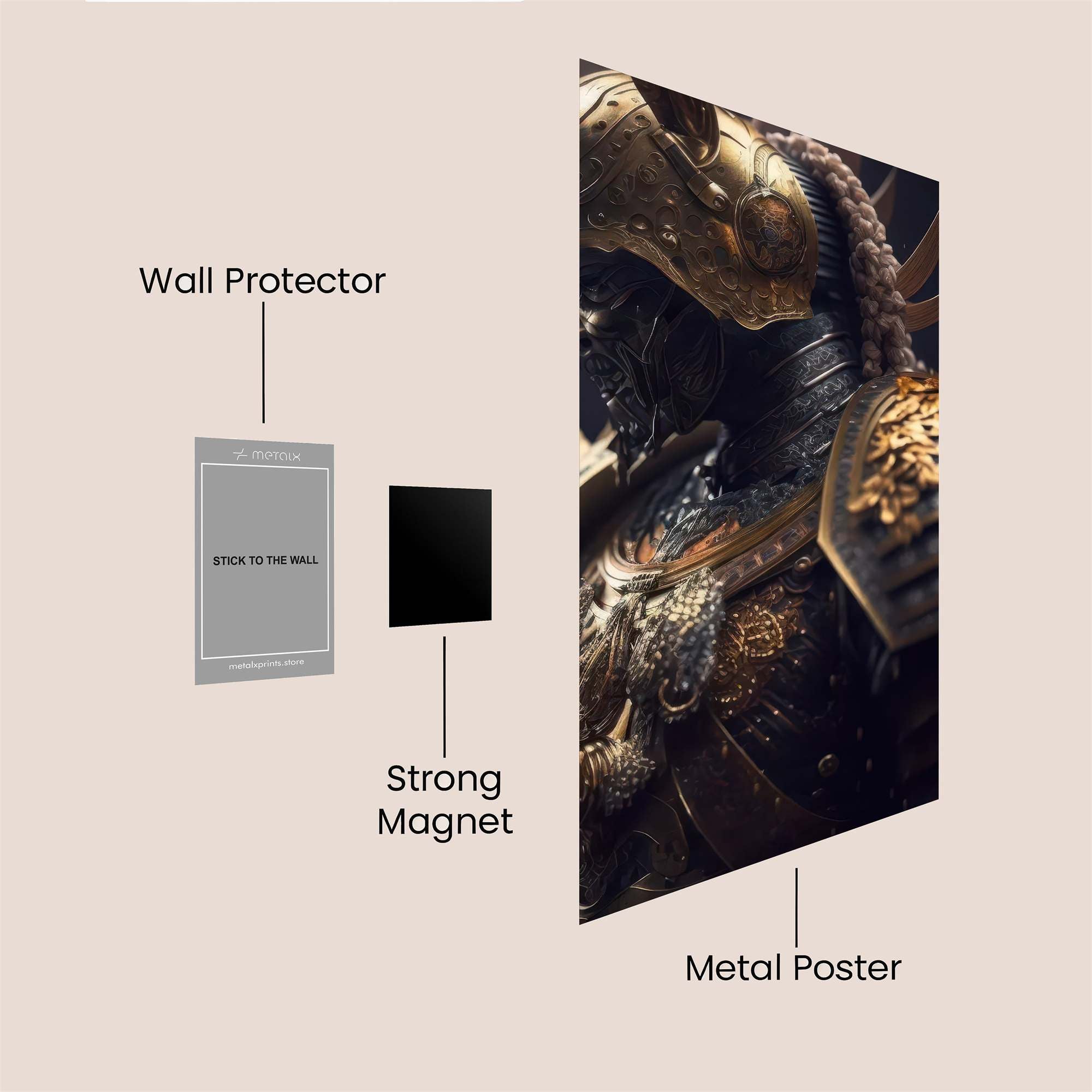 Samurai Majesty Safe Wall Magnetic / M