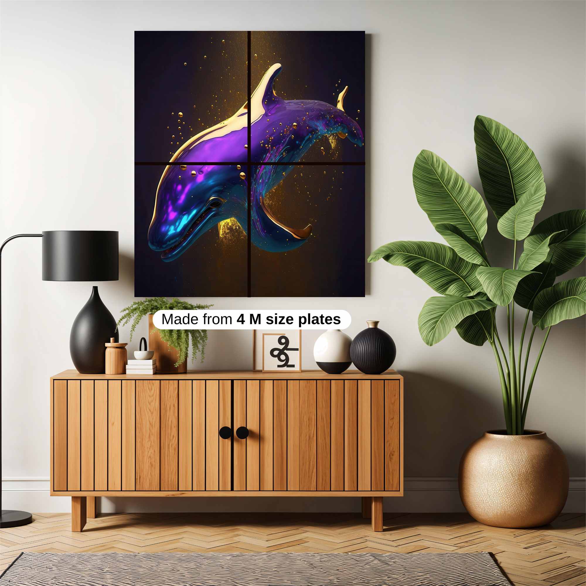 Dolphin Dream Safe Wall Magnetic / M