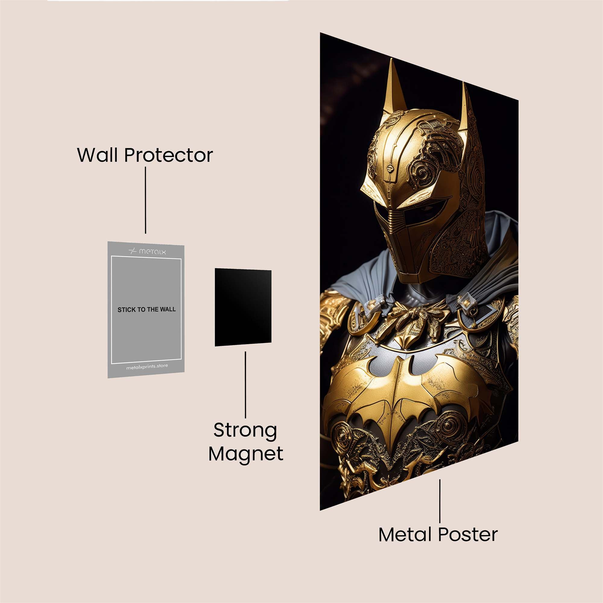 Golden Majesty Safe Wall Magnetic / M