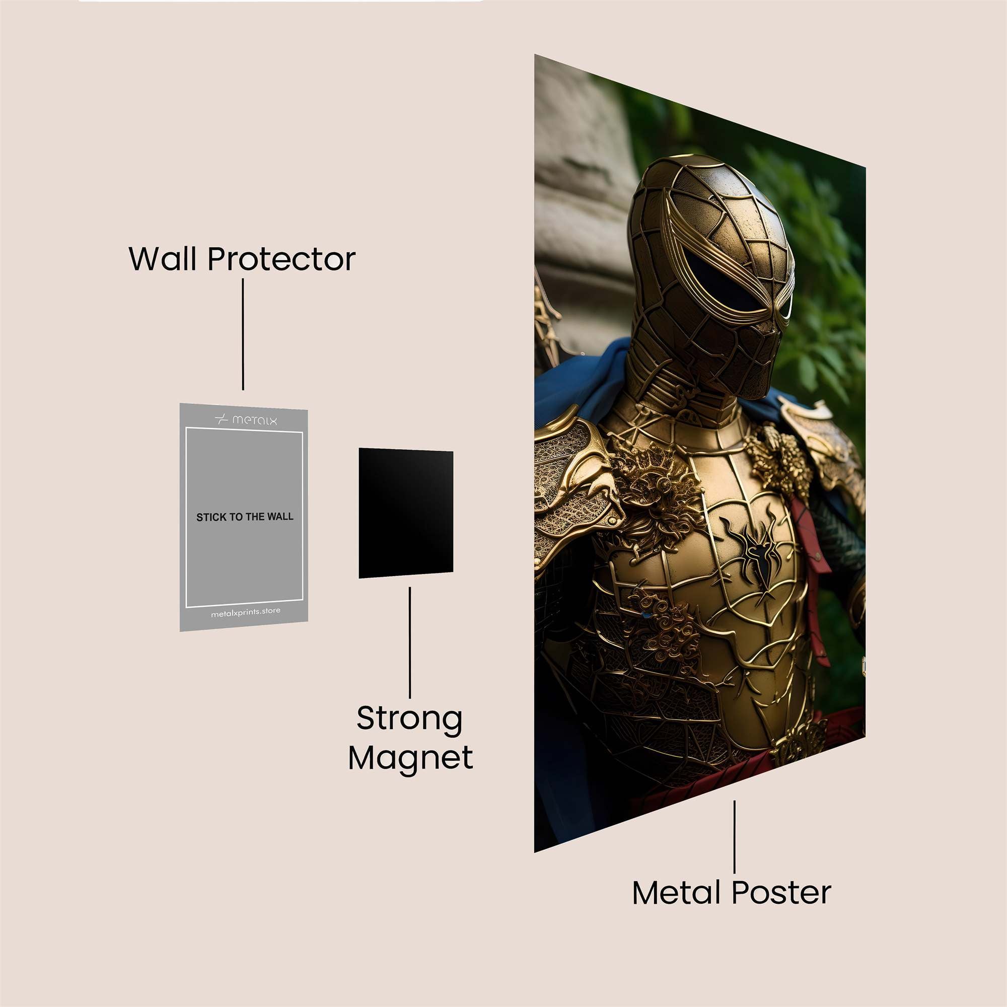 Knightly Valor Safe Wall Magnetic / M