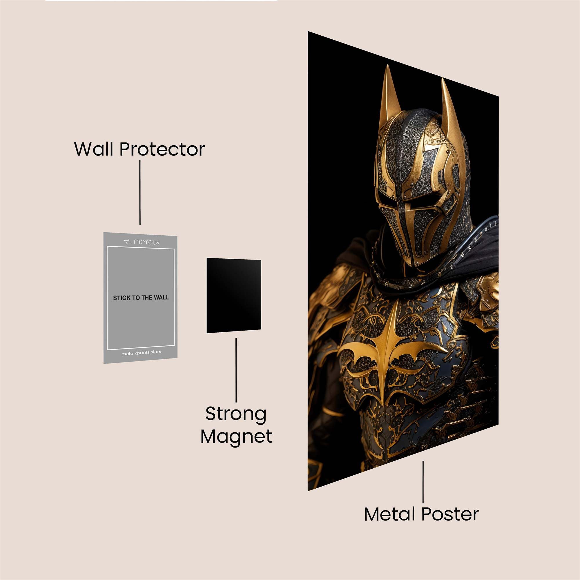 Knight Regal Safe Wall Magnetic / M