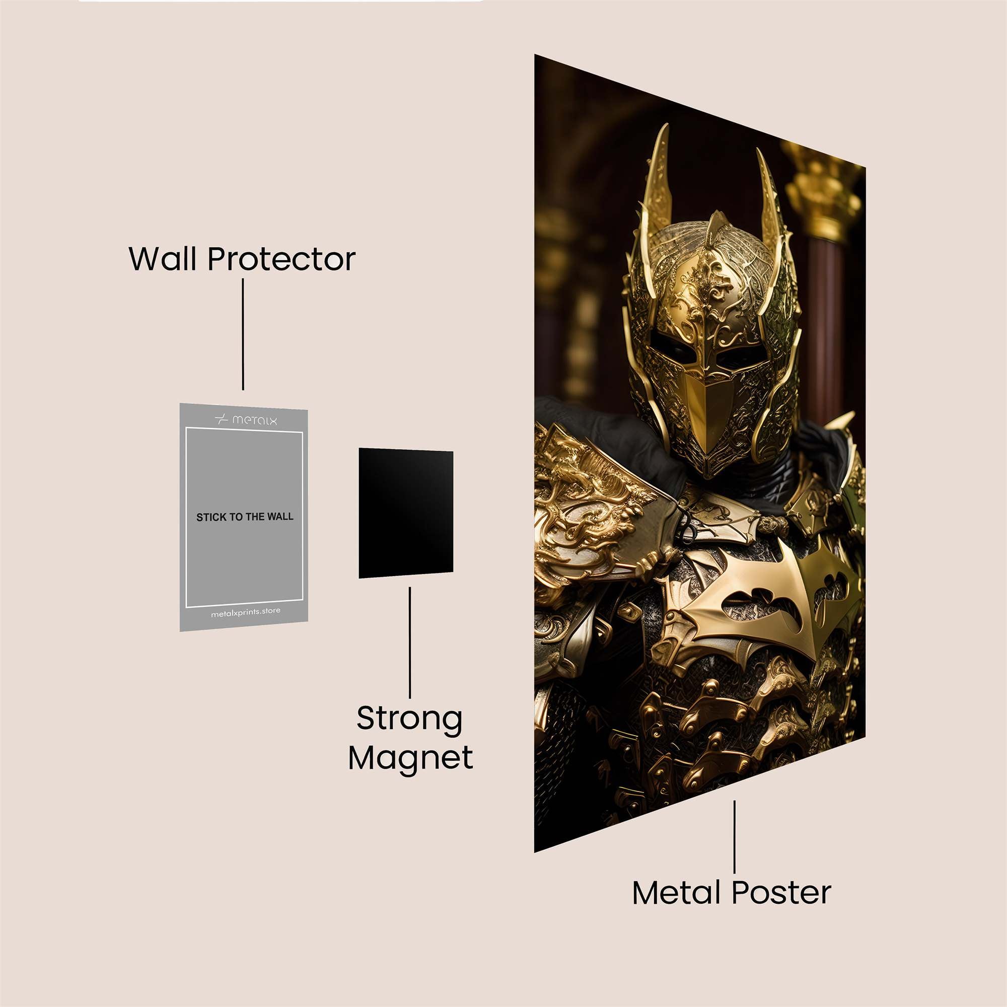 Knight Regal Safe Wall Magnetic / M