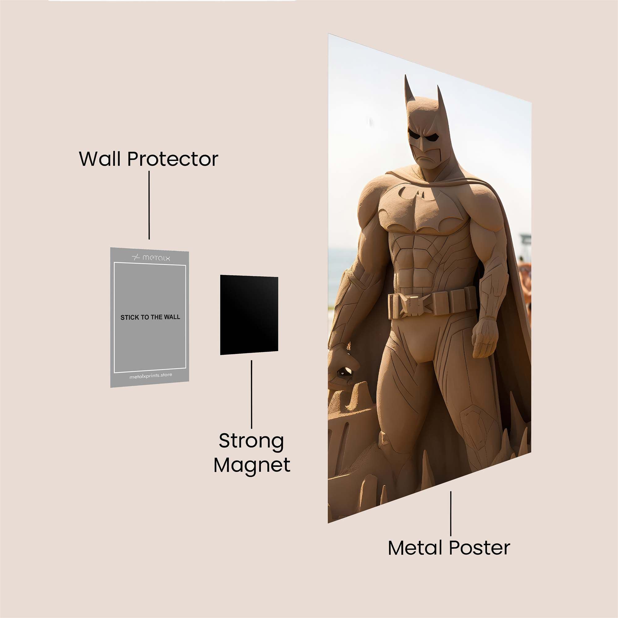 Batman Serene Safe Wall Magnetic / M