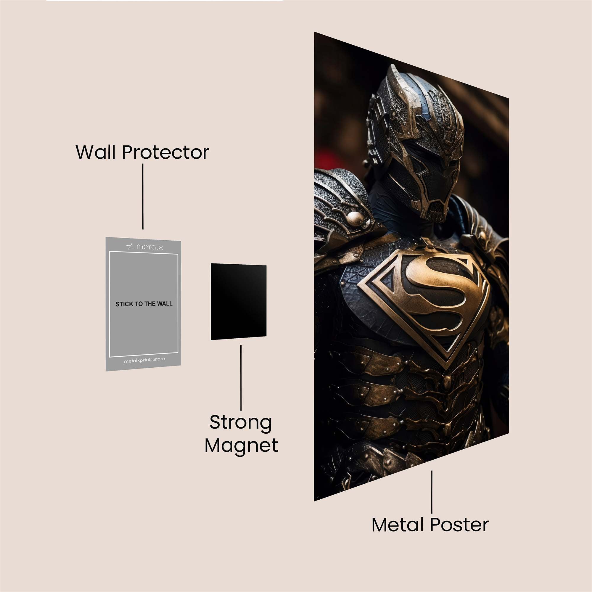 Knightly Valor Safe Wall Magnetic / M