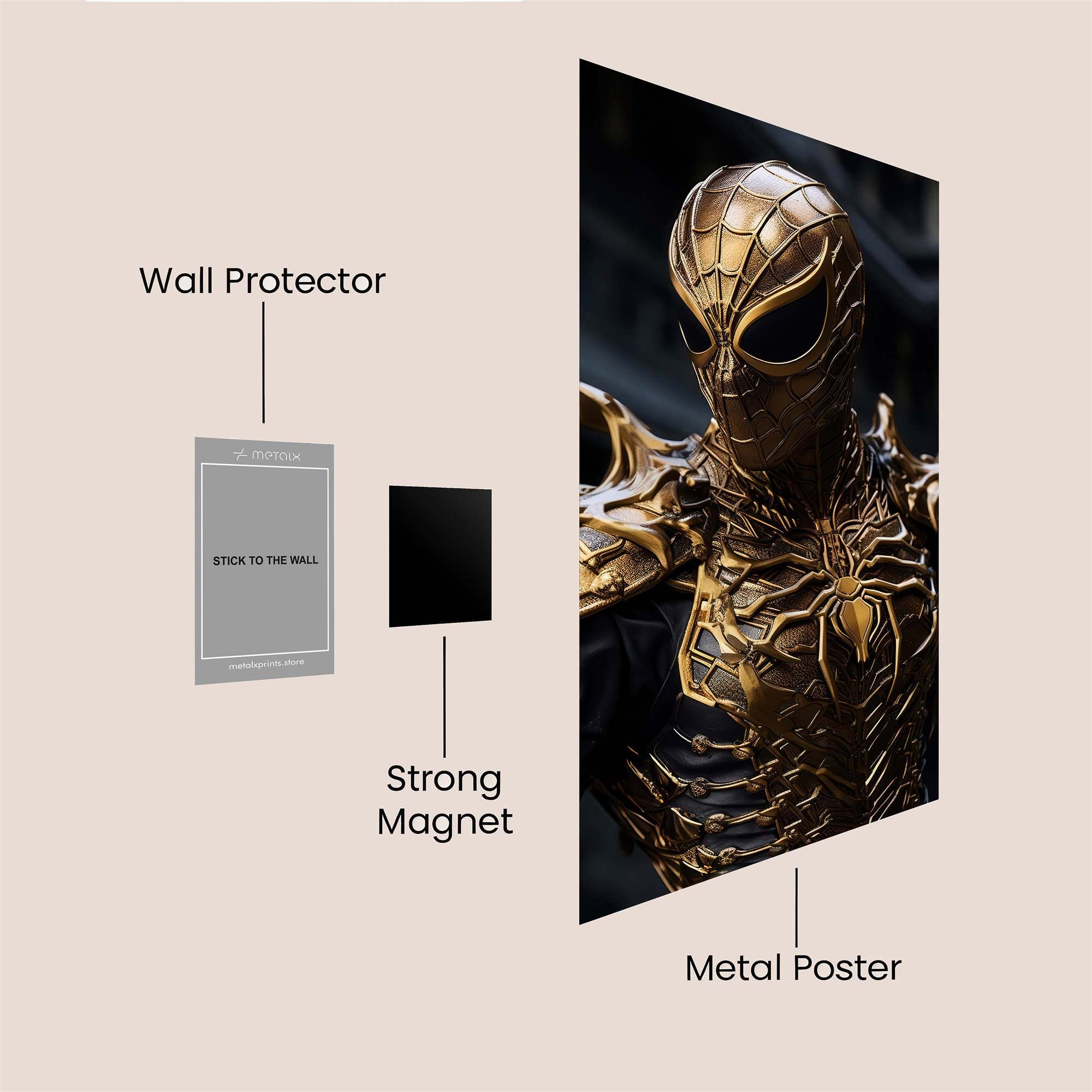 Spider Majesty Safe Wall Magnetic / M