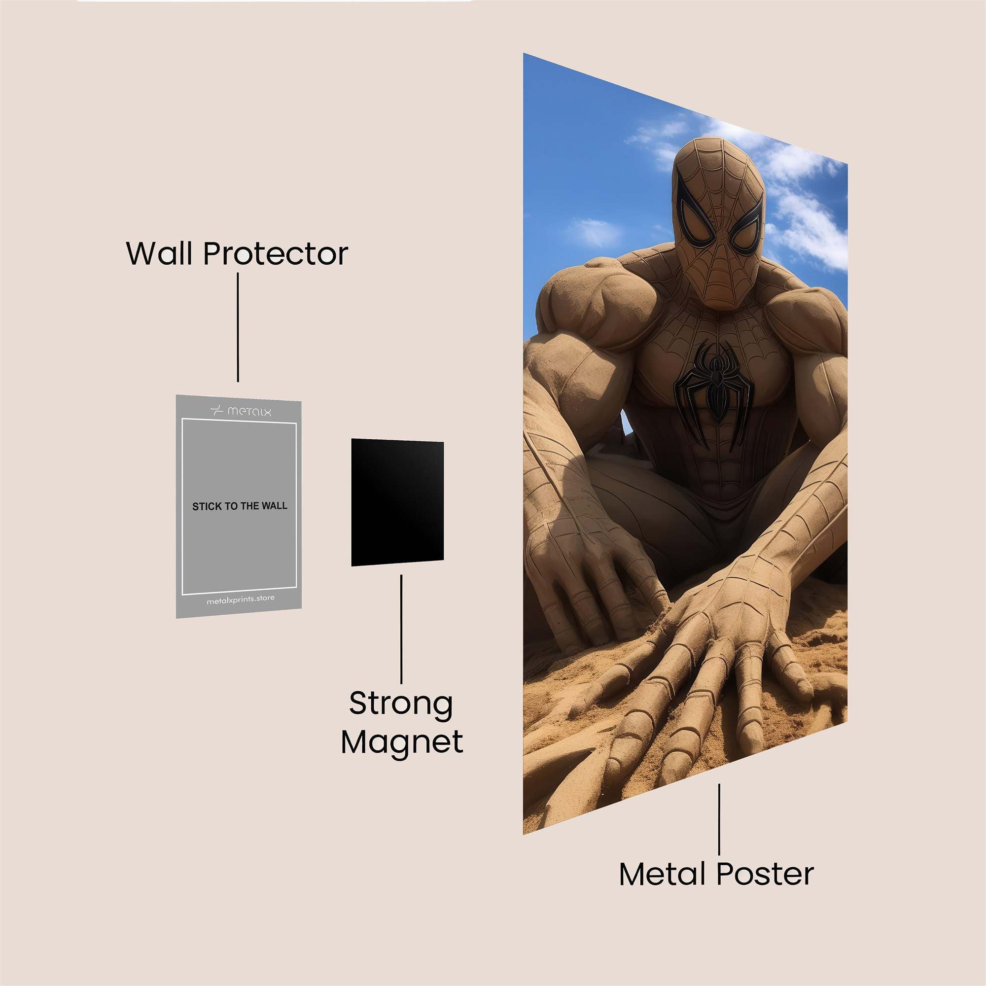 Spidey Serenity Safe Wall Magnetic / M