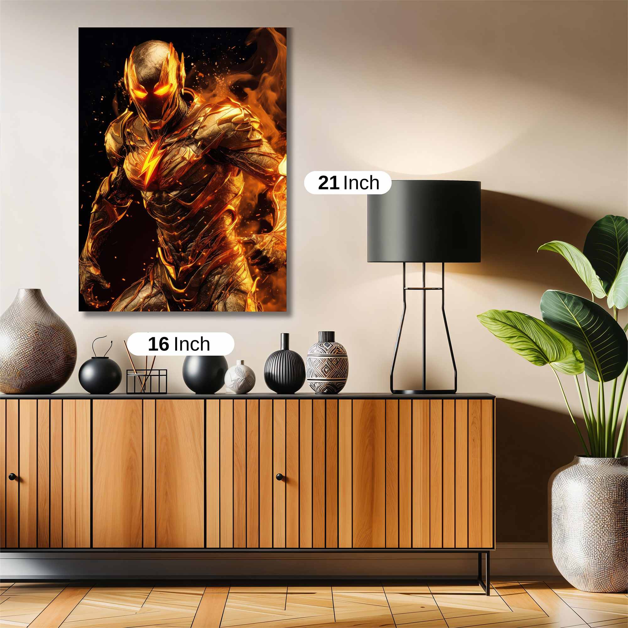 Flash Inferno Safe Wall Magnetic / M