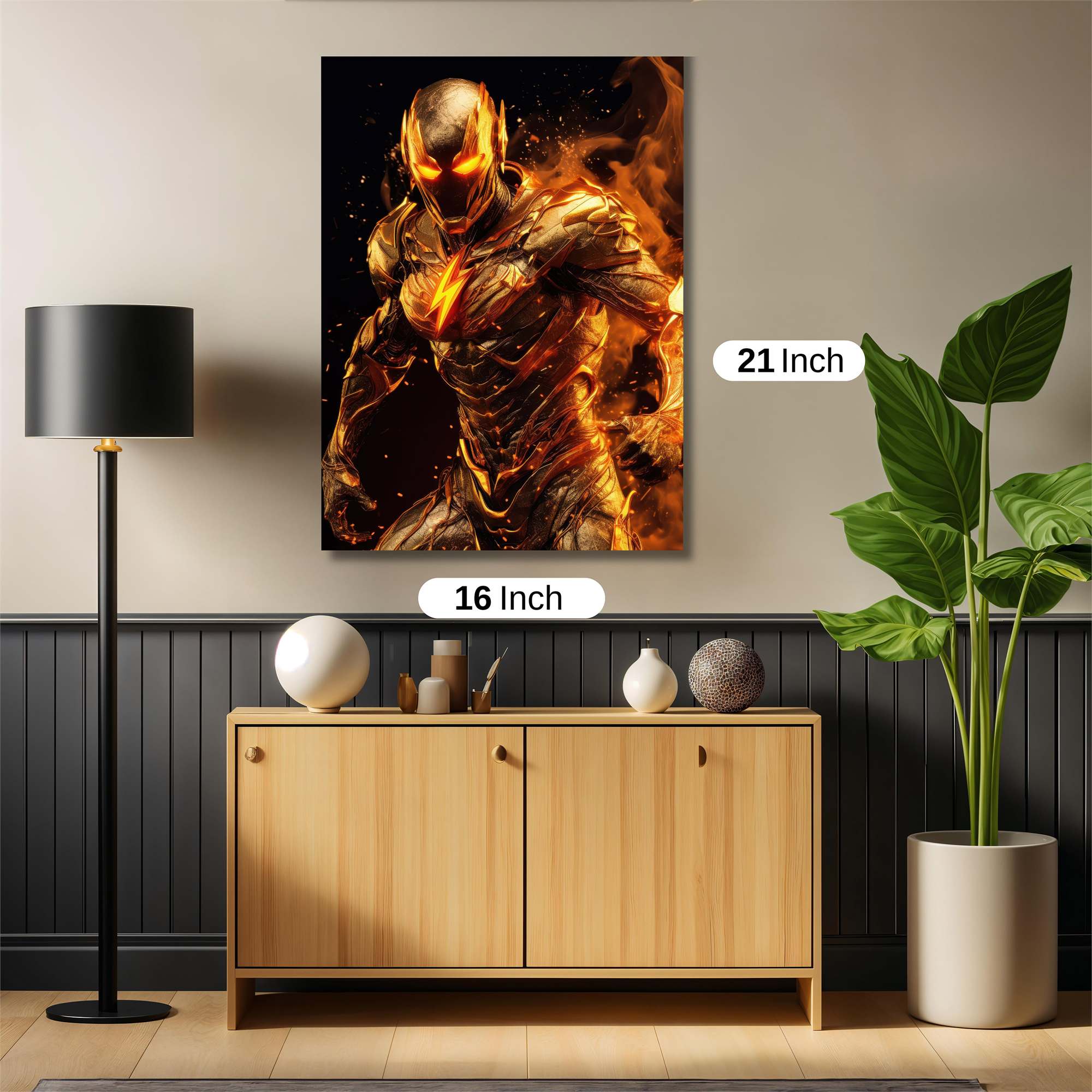 Flash Inferno Safe Wall Magnetic / M