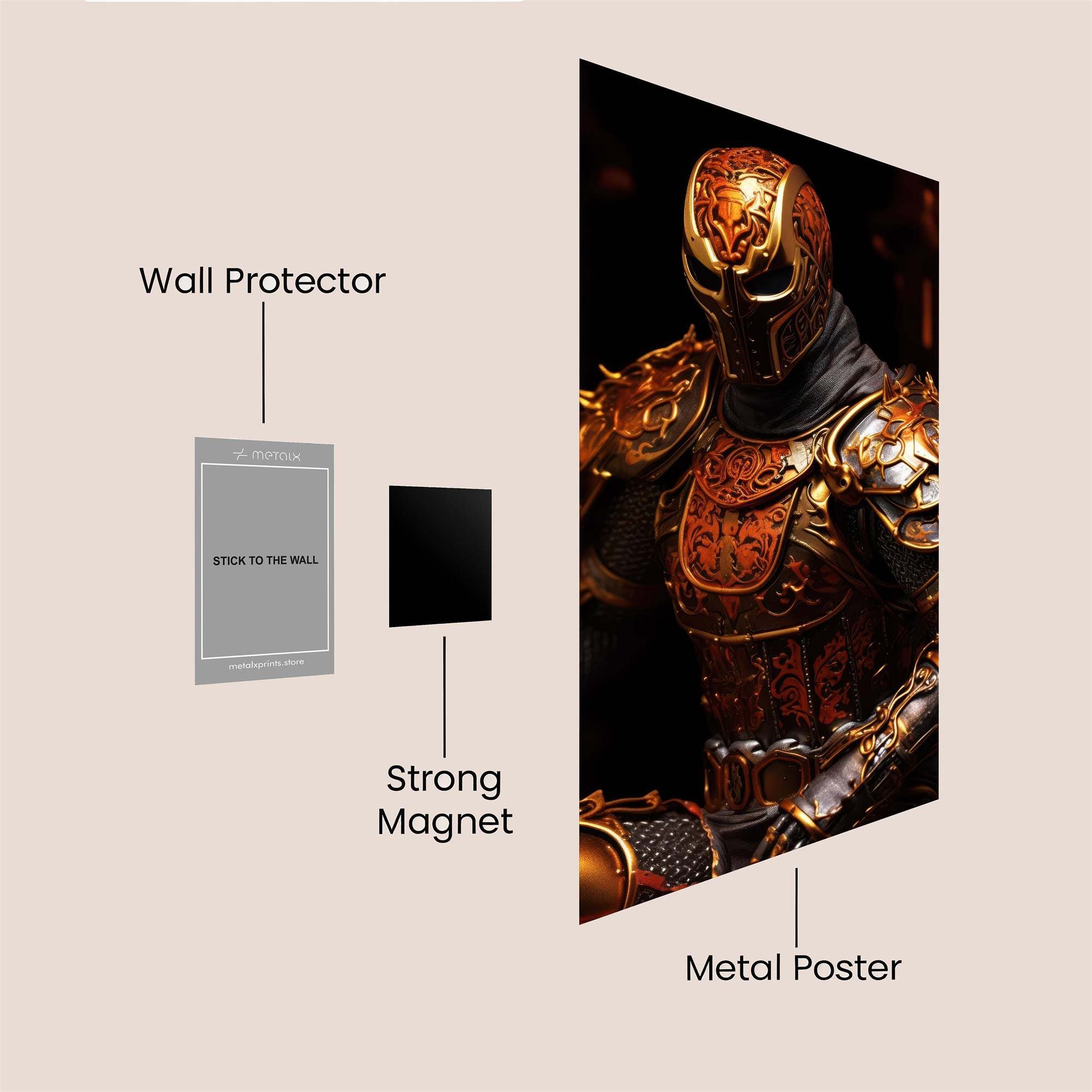 Knight Regal Safe Wall Magnetic / M