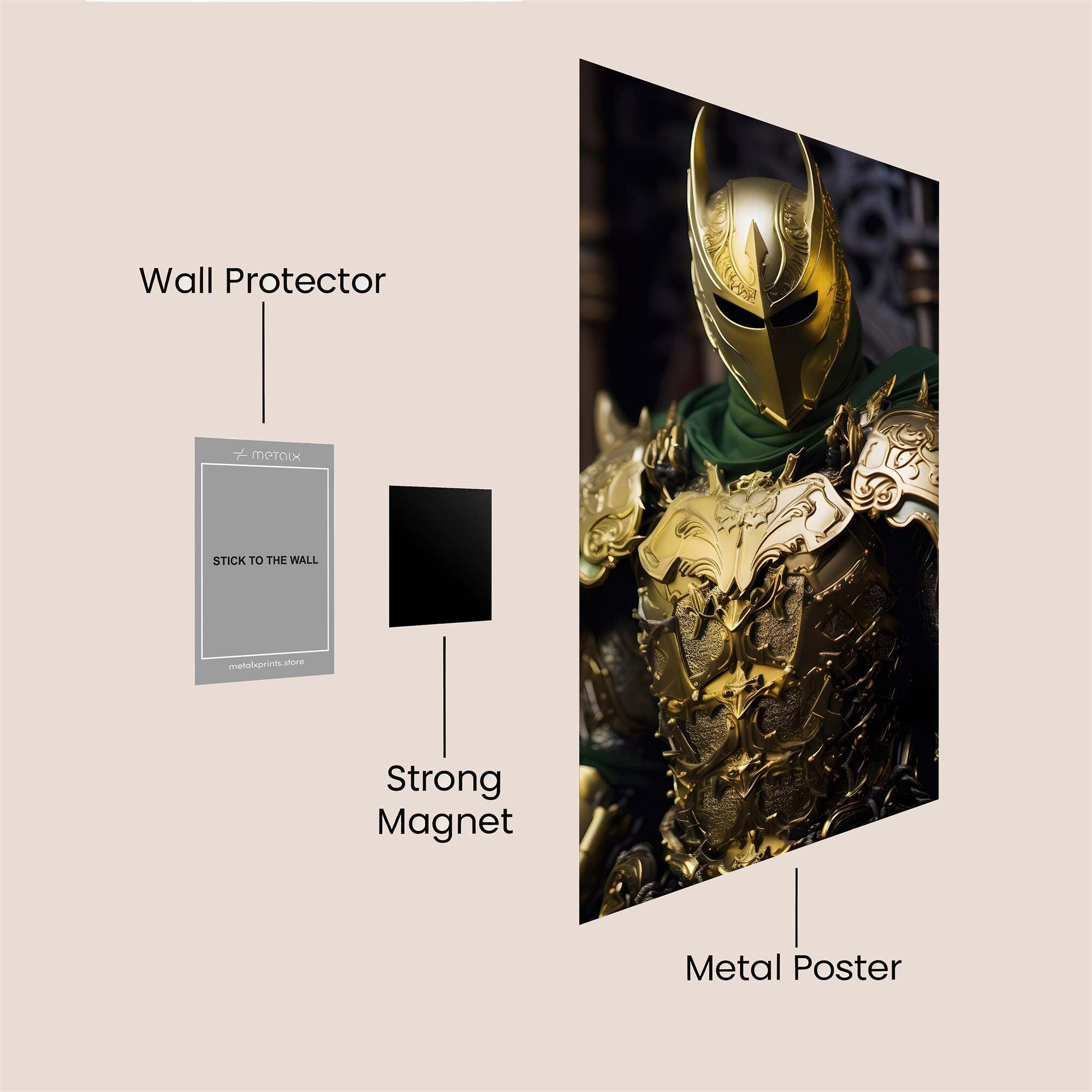 Knight Regal Safe Wall Magnetic / M