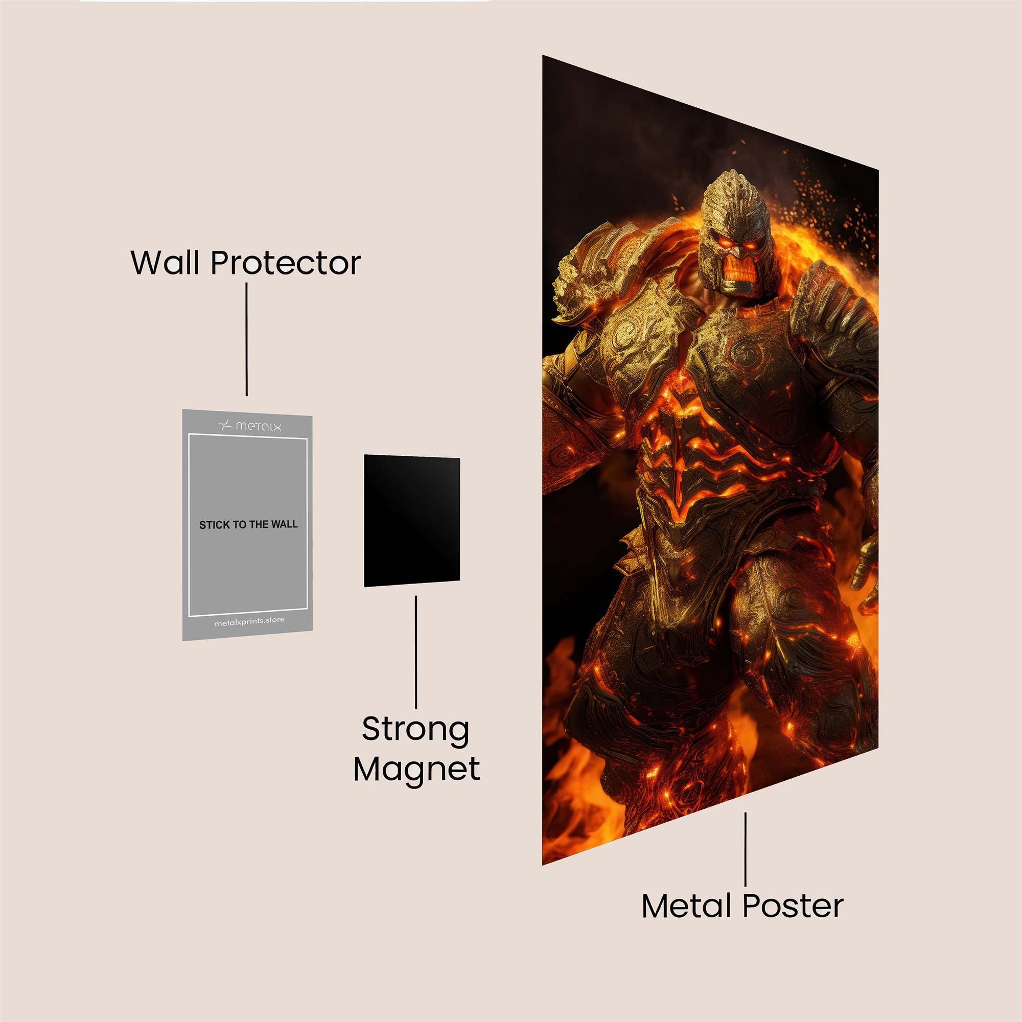Magma Rage Safe Wall Magnetic / M