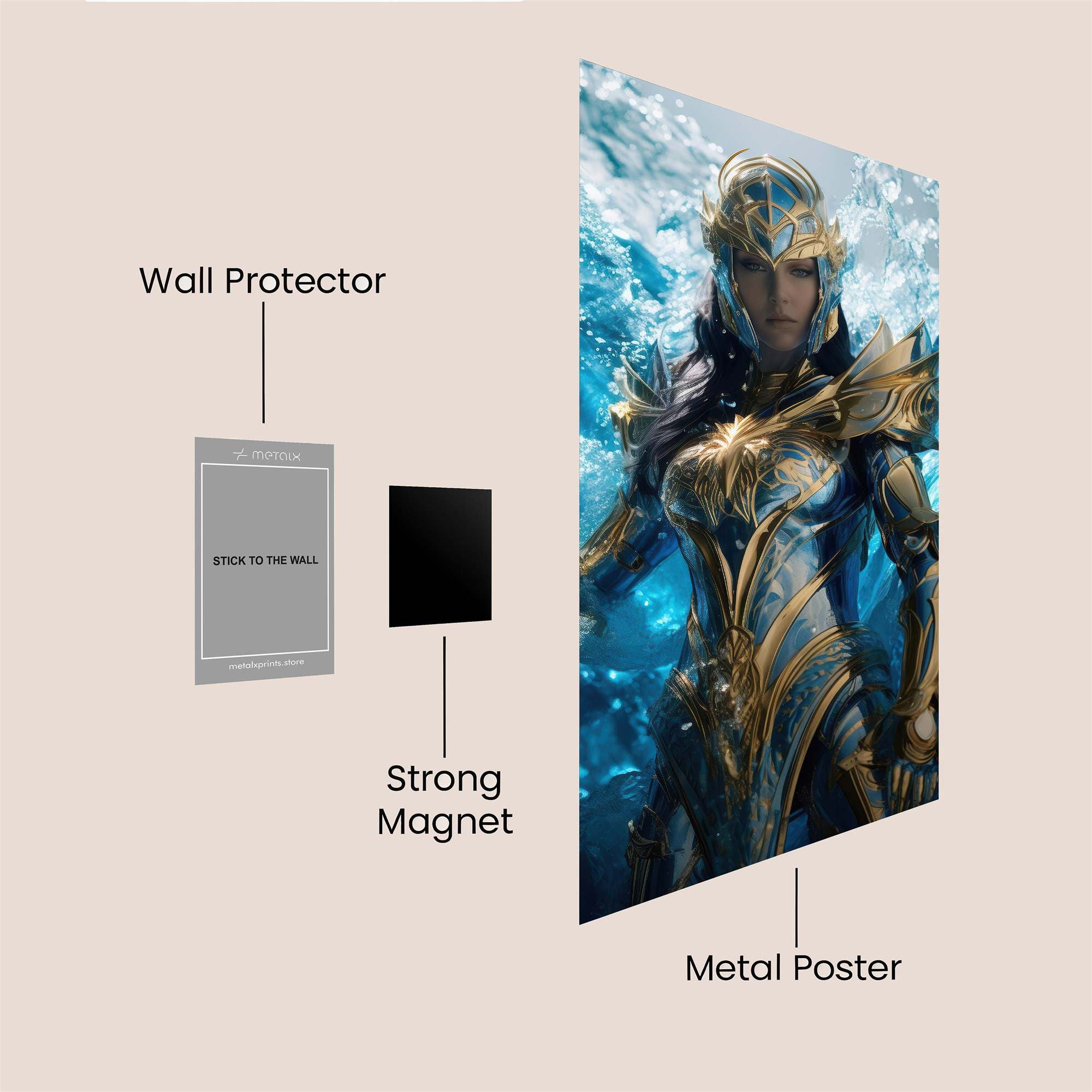 Aqua Majesty Safe Wall Magnetic / M