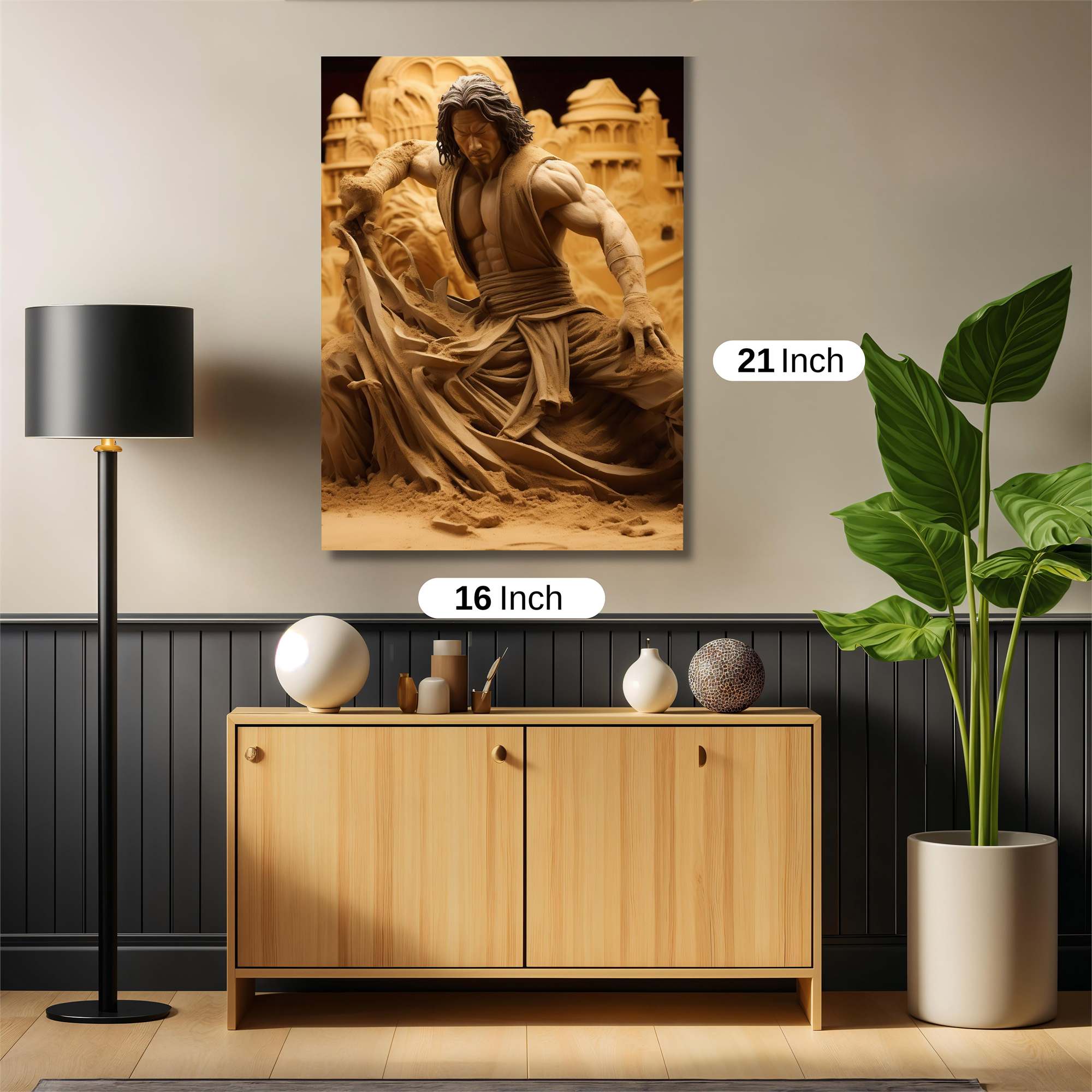 Sand Warrior Safe Wall Magnetic / M