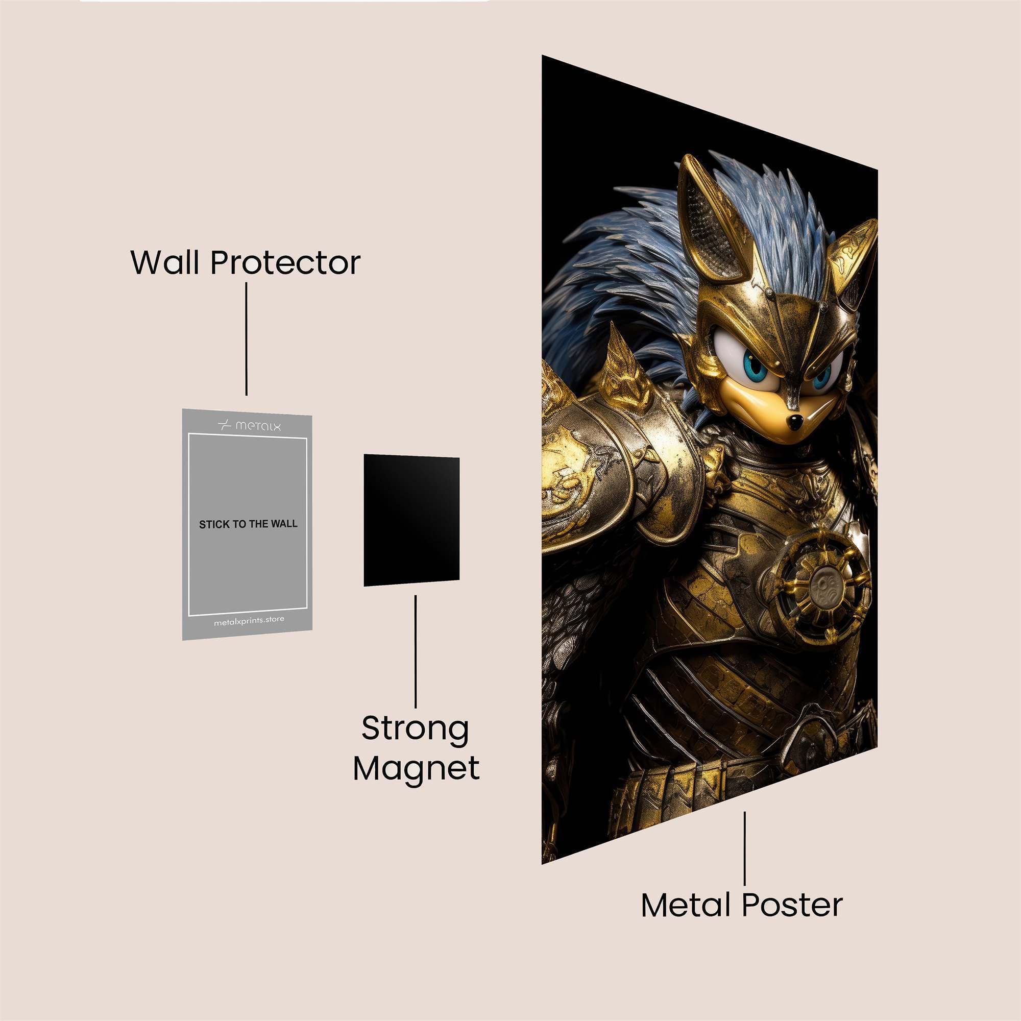 Sonic Regal Safe Wall Magnetic / M
