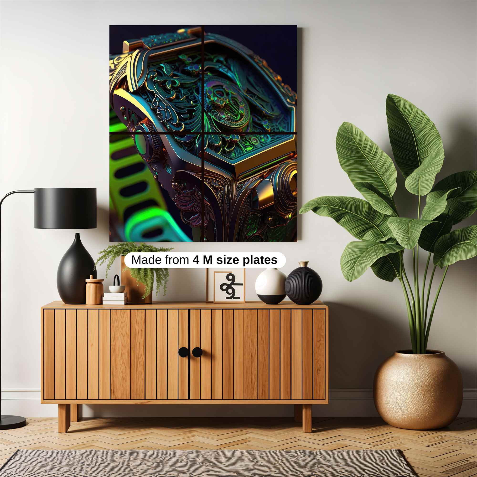 Steampunk Enigma Safe Wall Magnetic / M