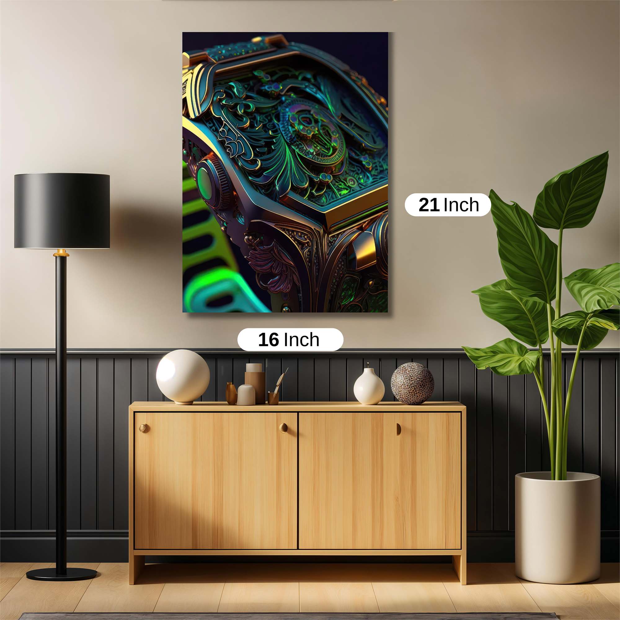 Steampunk Enigma Safe Wall Magnetic / M
