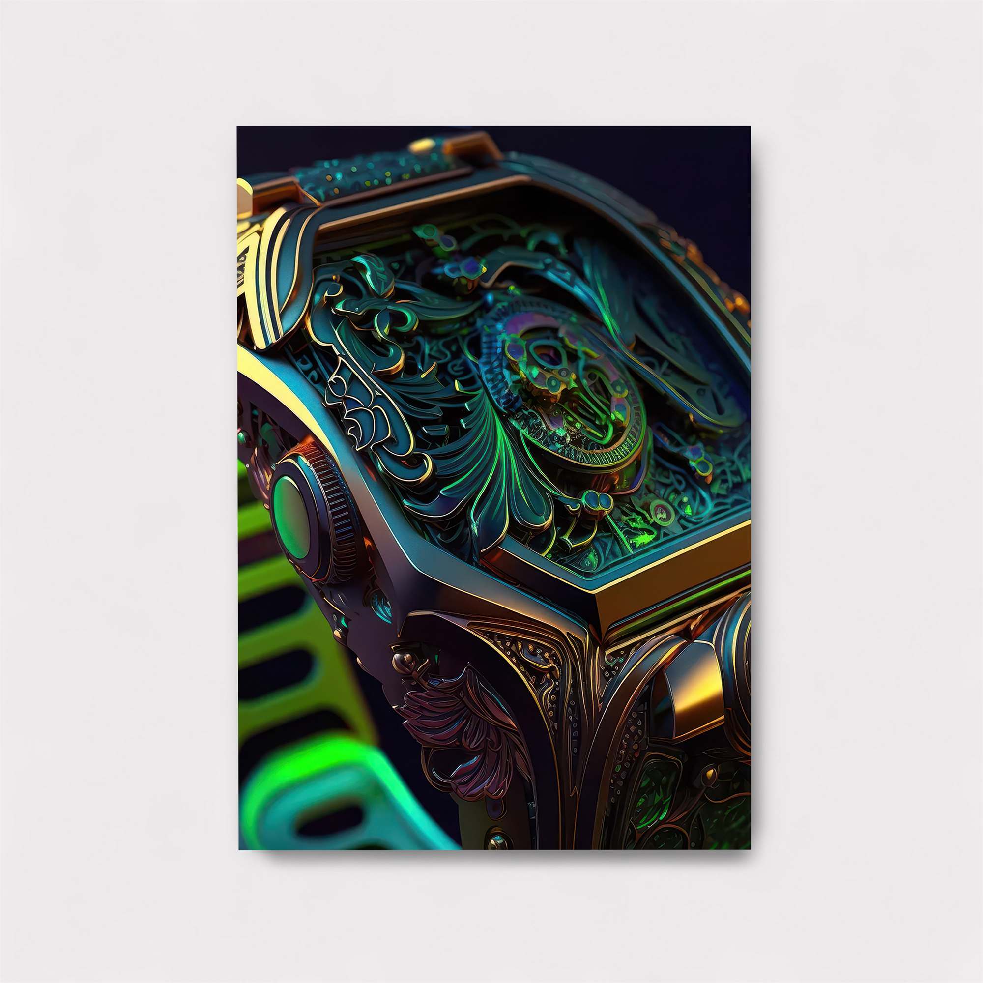 Steampunk Enigma Safe Wall Magnetic / M