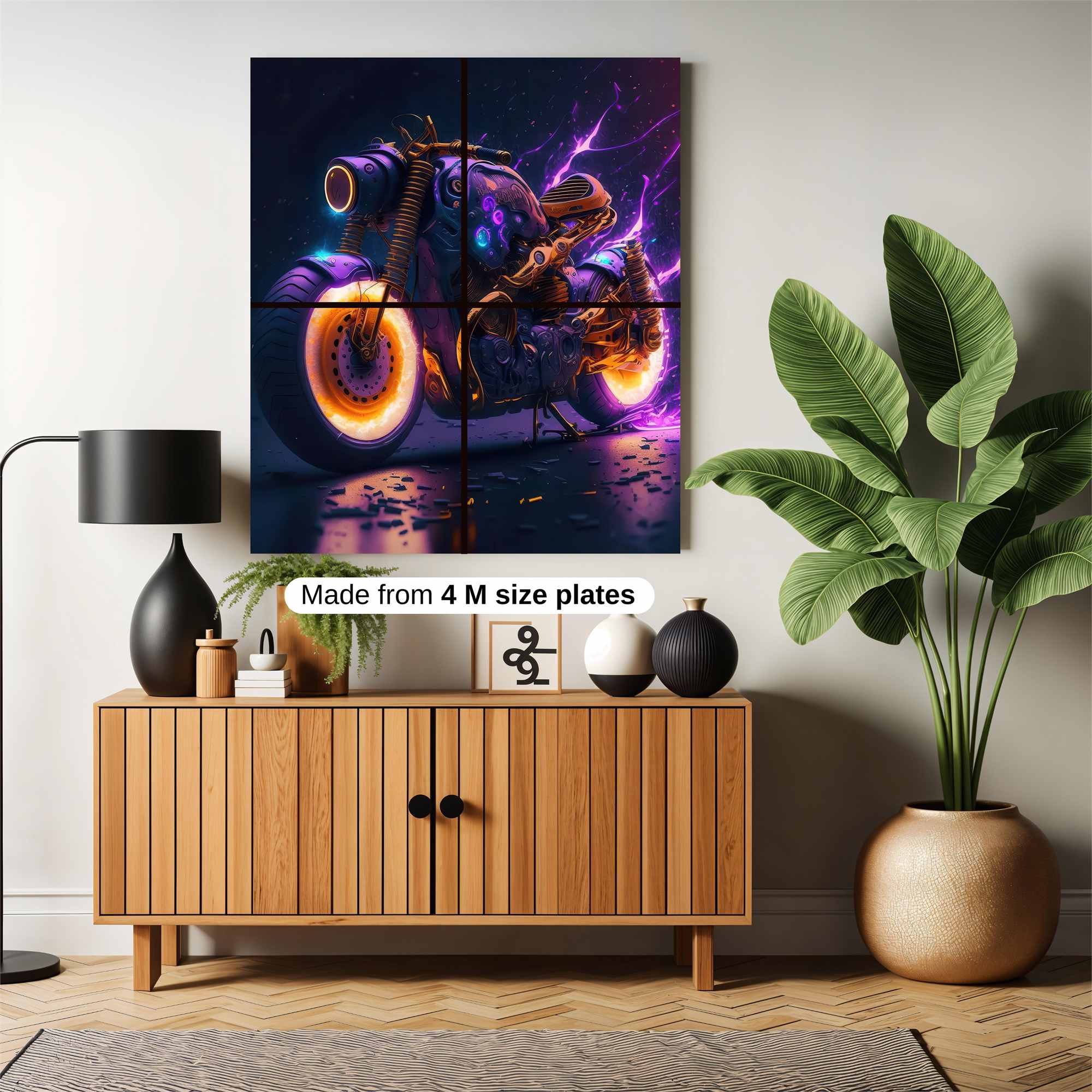 Neon Thunder Safe Wall Magnetic / M