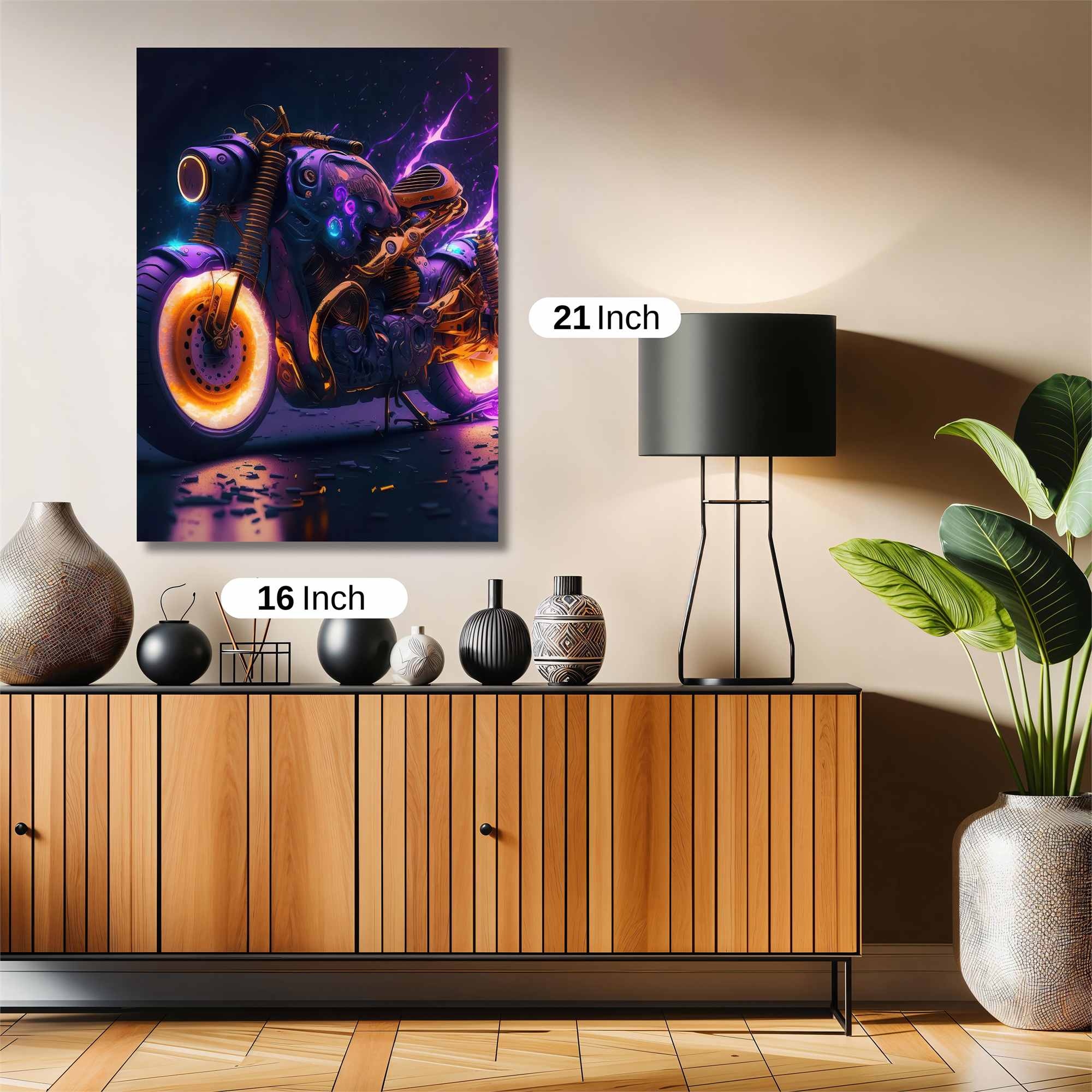 Neon Thunder Safe Wall Magnetic / M